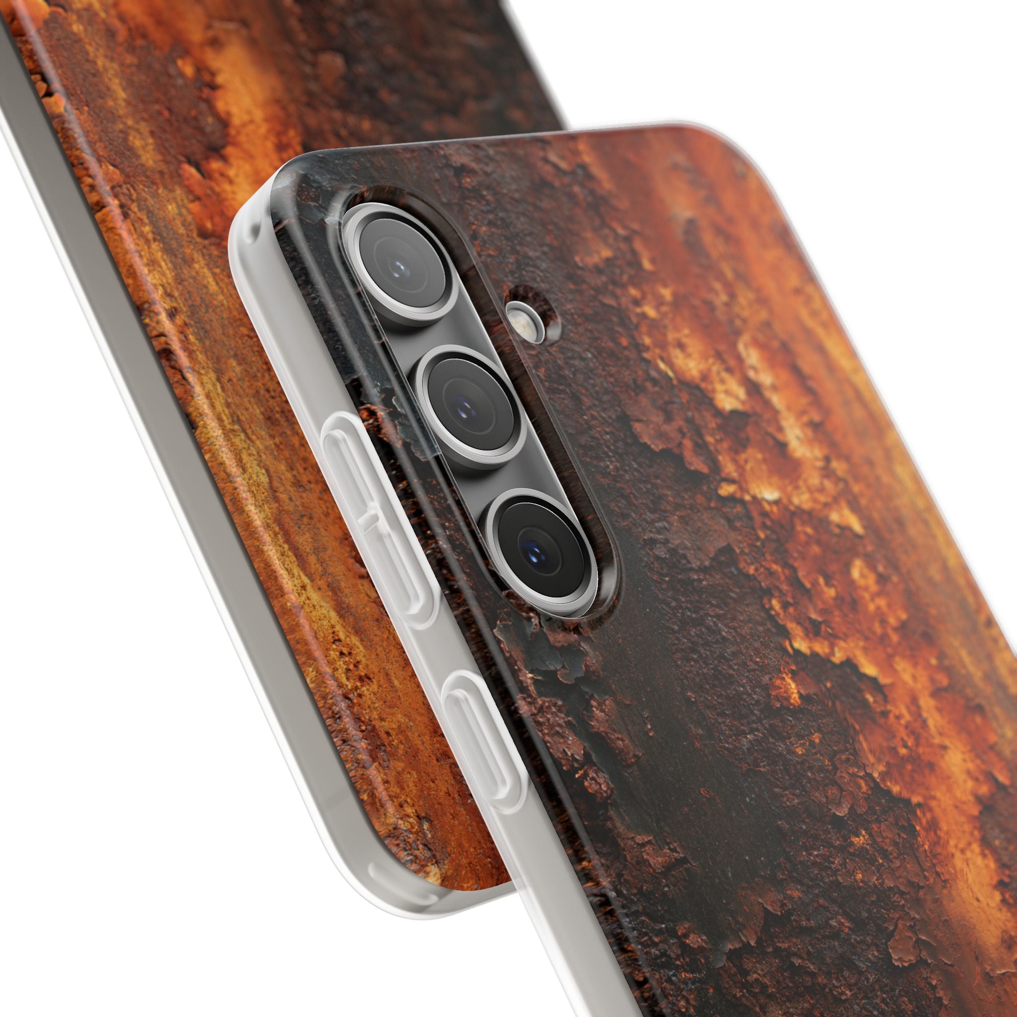 Orange Lite Phone Case for Samsung - Oxidized Iron Crust