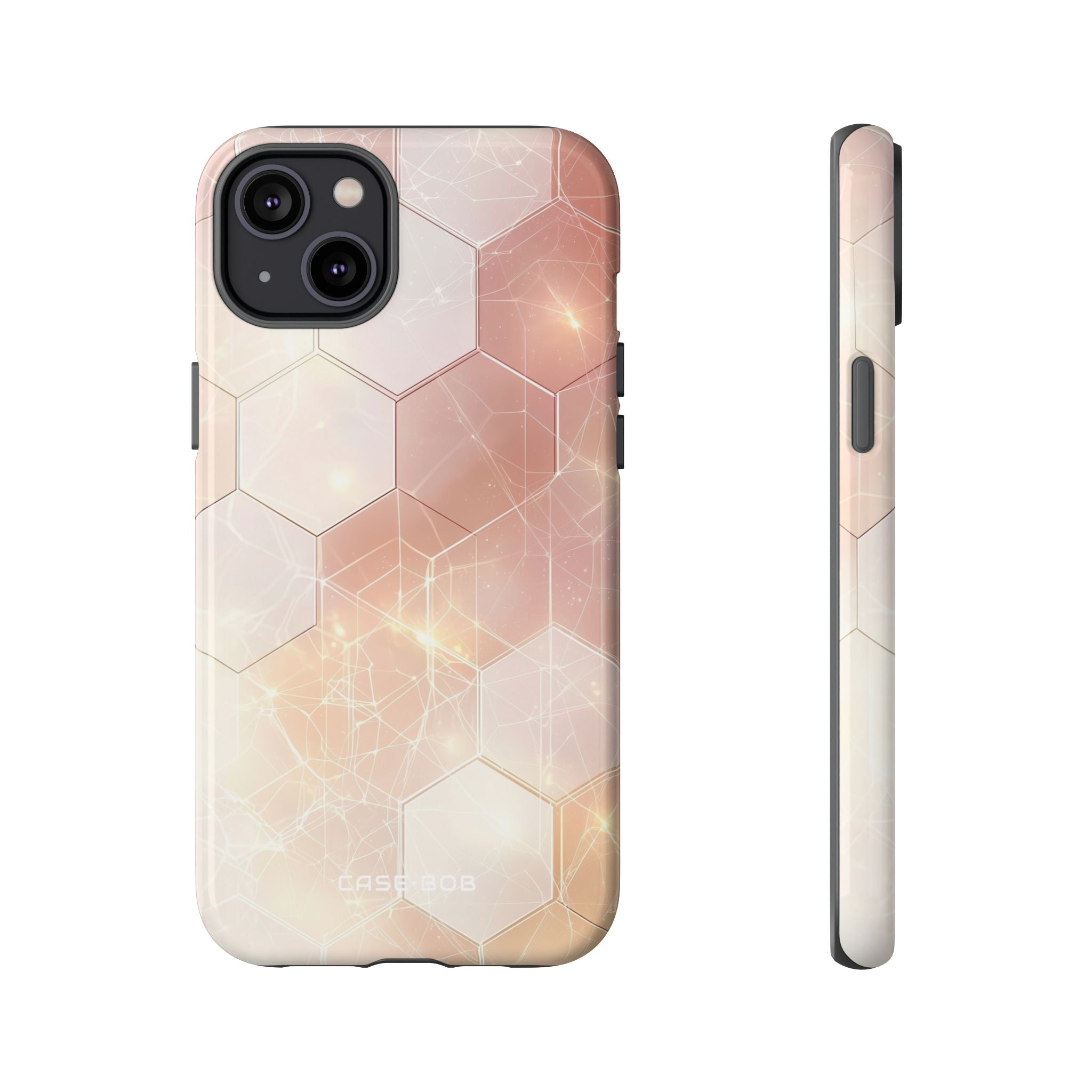 Honeycomb Glow iPhone 14 Plus Case - Tough