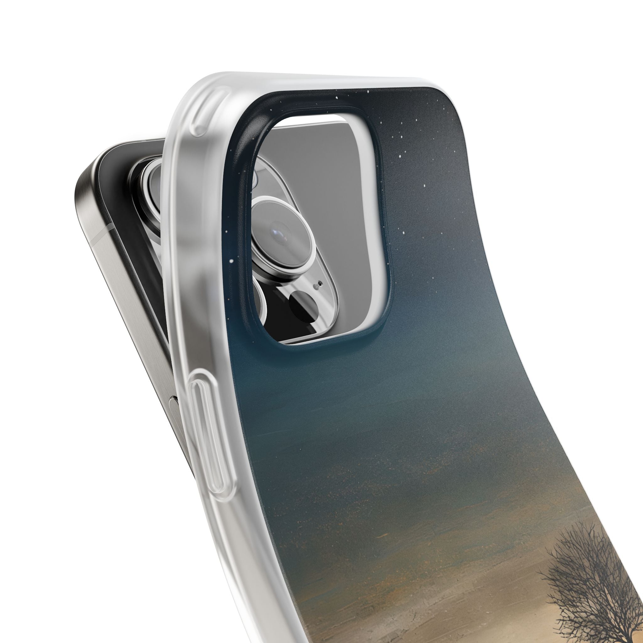 Midnight Cabin Glow · Soft Phone Case for iPhone