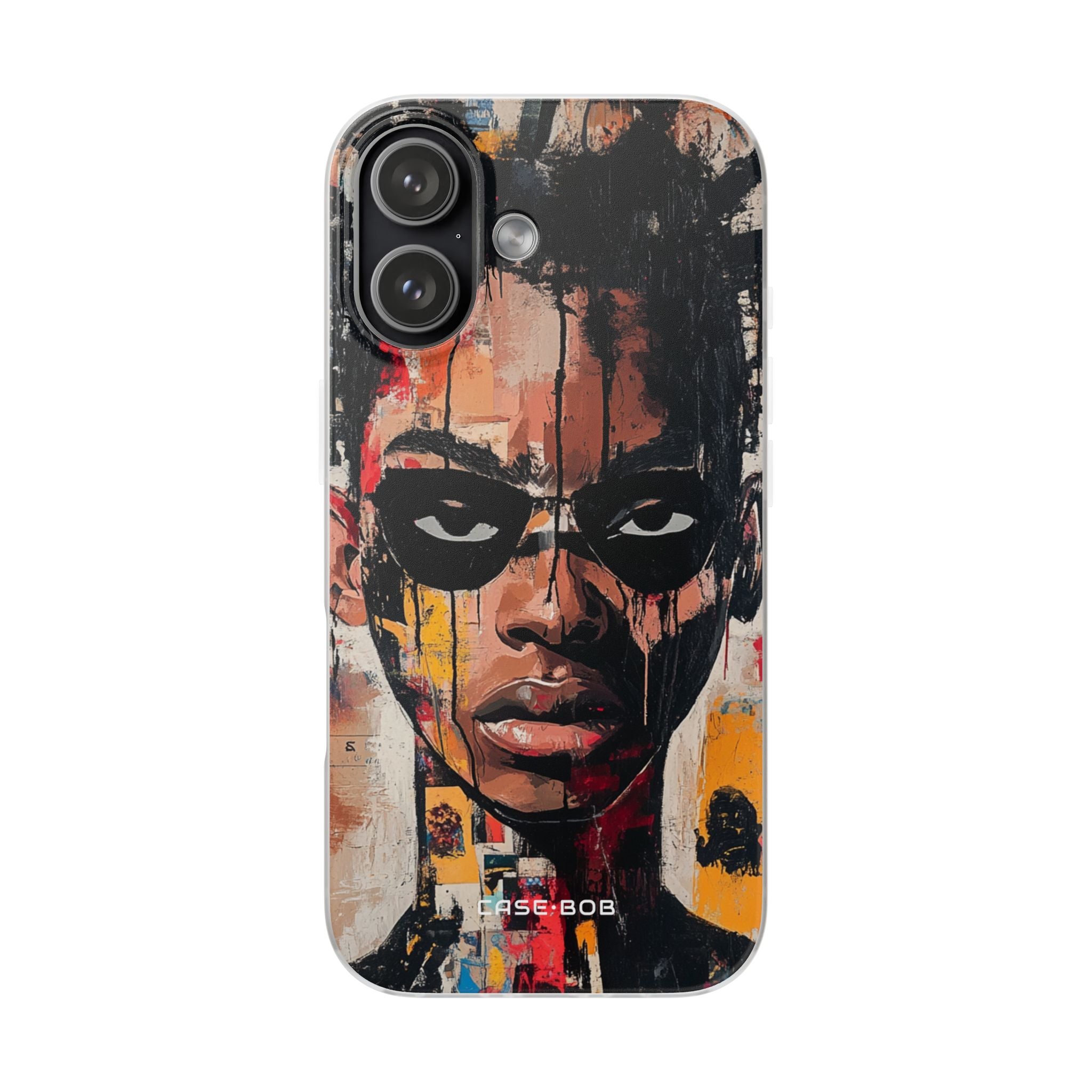 Masked Portrait Drips iPhone 17 Case - Soft - CASE•BOB