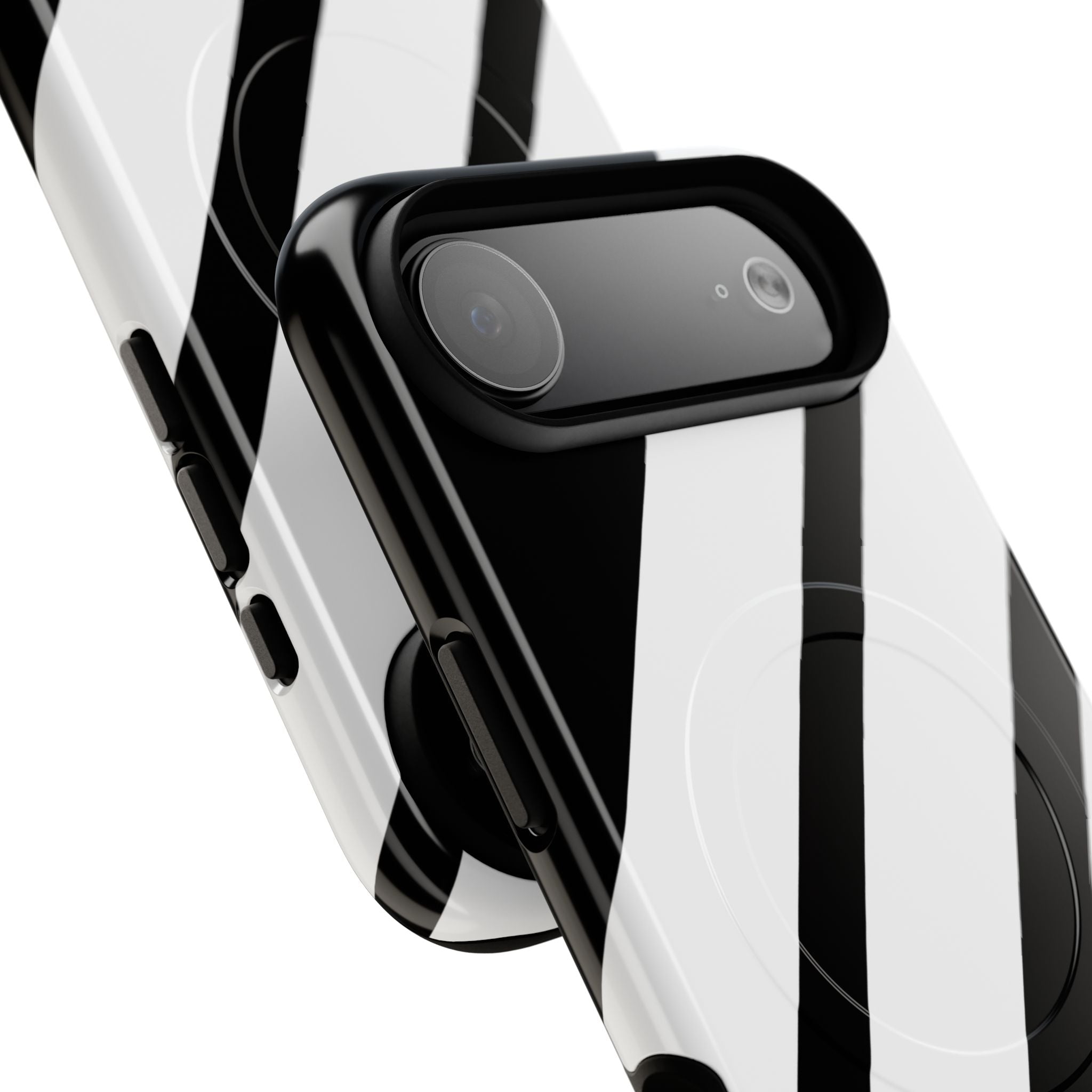 Obsidian White Bars · Tough+ Phone Case for iPhone · Magsafe