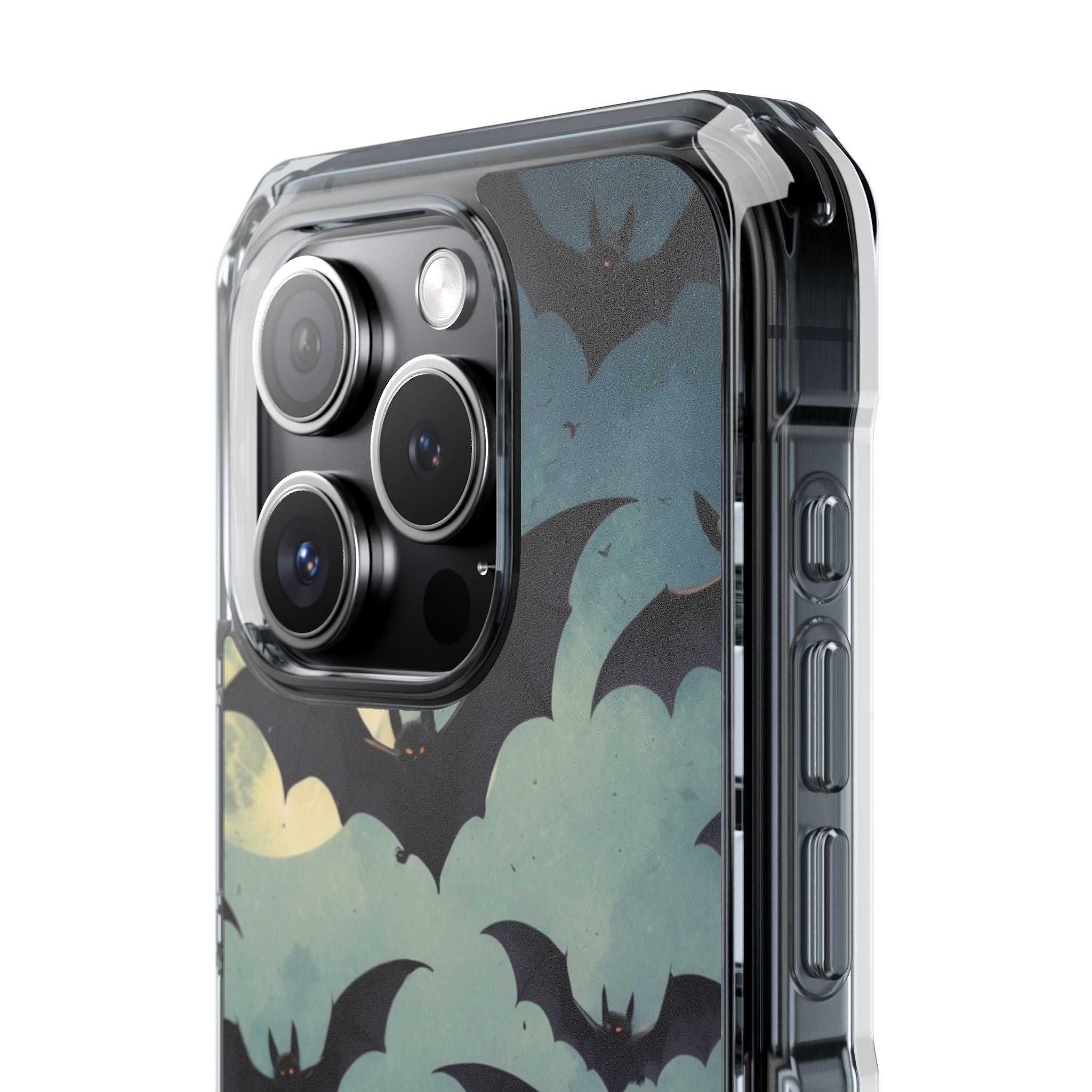 Leuchtender Fledermaus-Schwarm iPhone 15 Pro Case - Impact