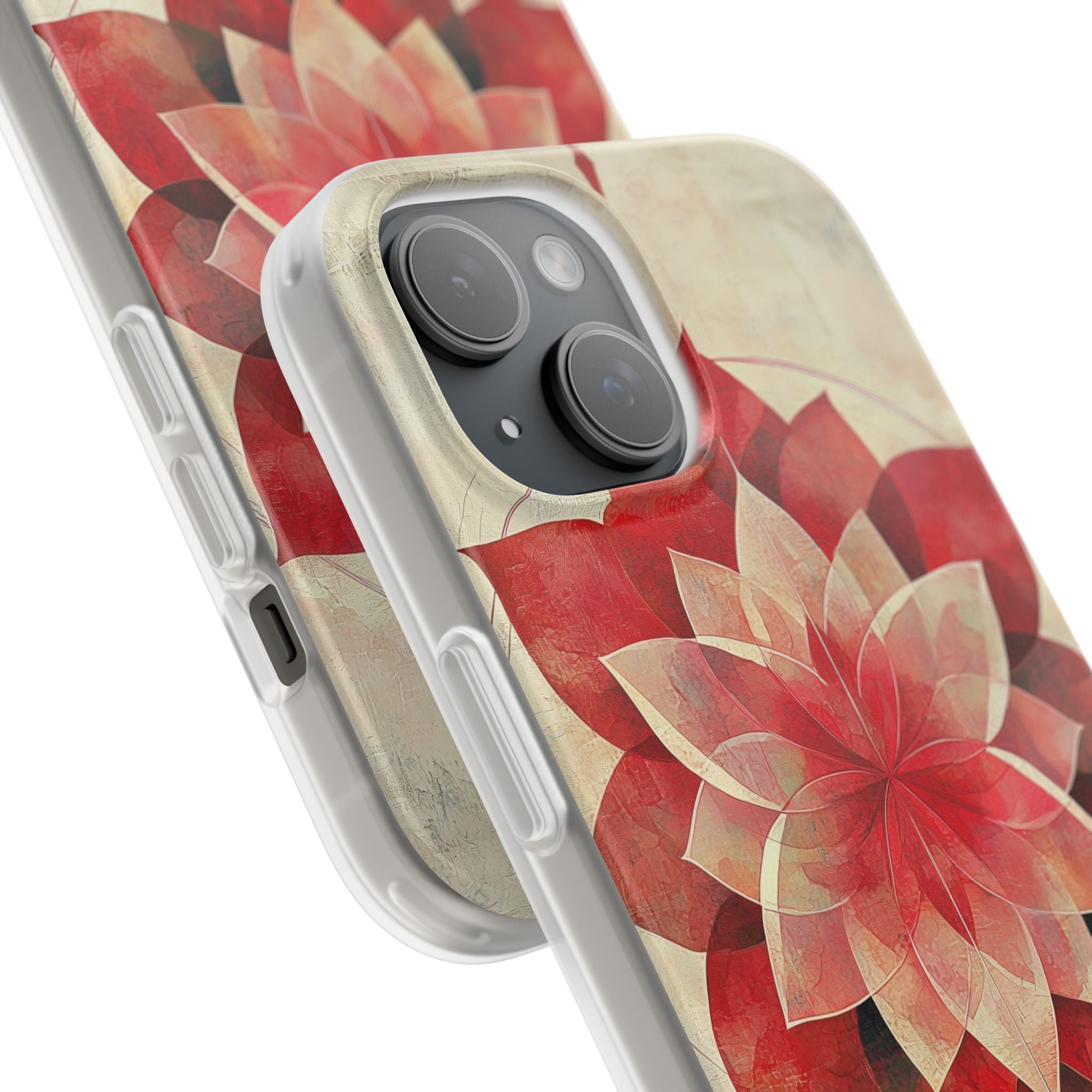 Crimson Petal Peak · Soft Phone Case for iPhone