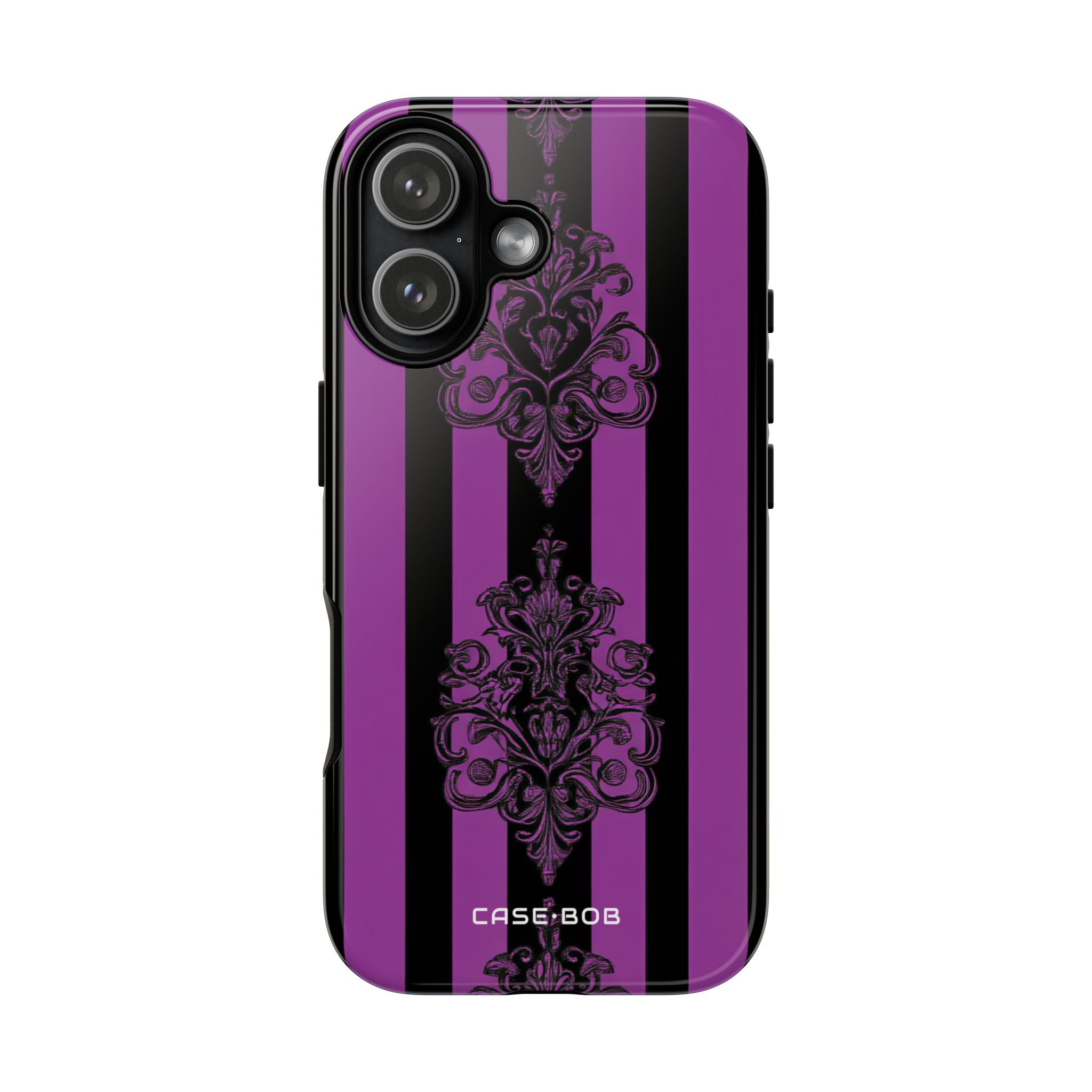 Damask Elegance Purple iPhone 17 Case - Tough - CASE•BOB