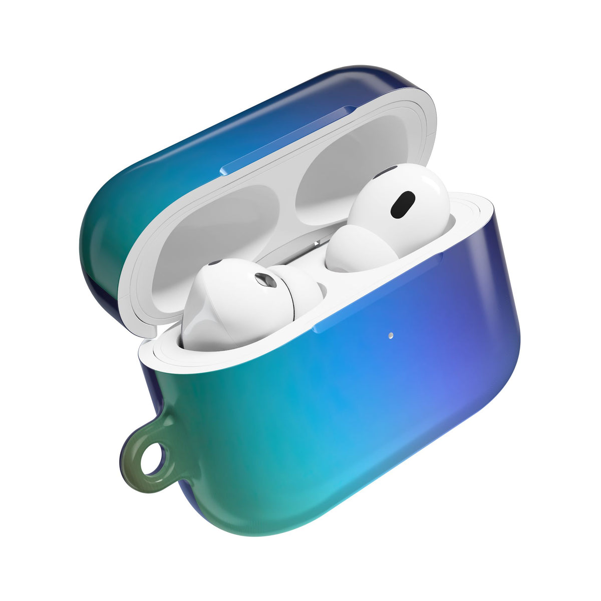 Prismatic Flare · Hard Case for AirPods & AirPods Pro · Blue