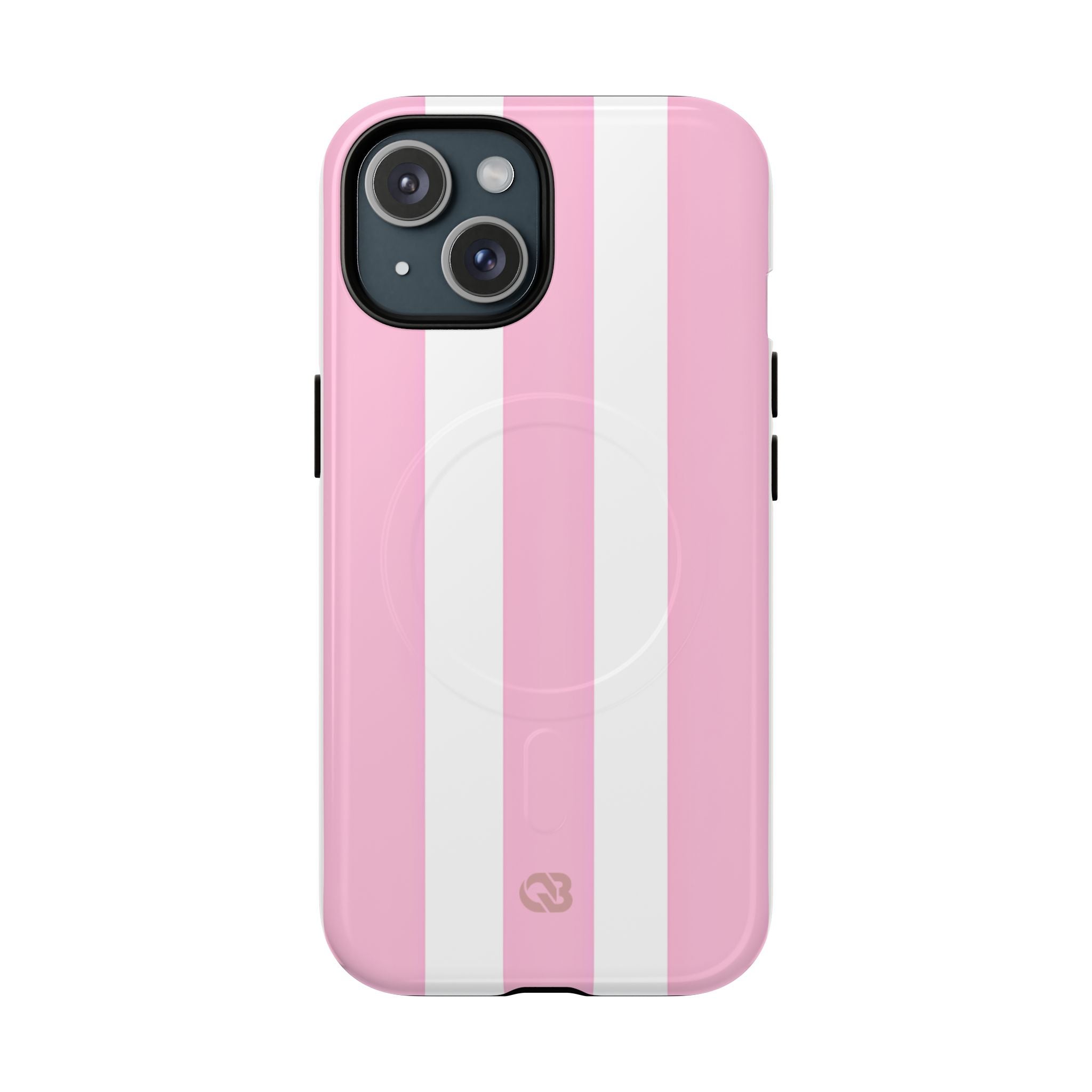 Soft Pink Stripe · Tough+ Magsafe