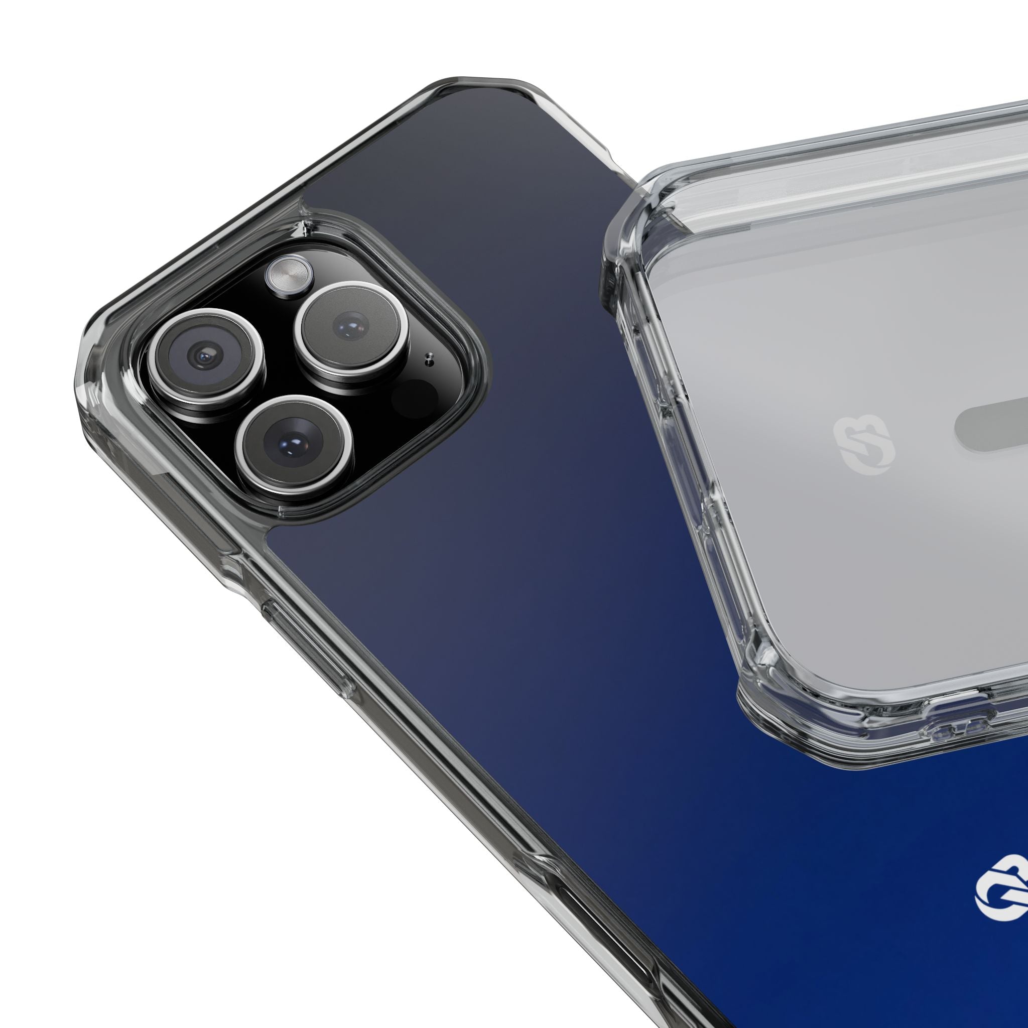 Blue Impact MagSafe Phone Case for iPhone - Midnight Cobalt Fade