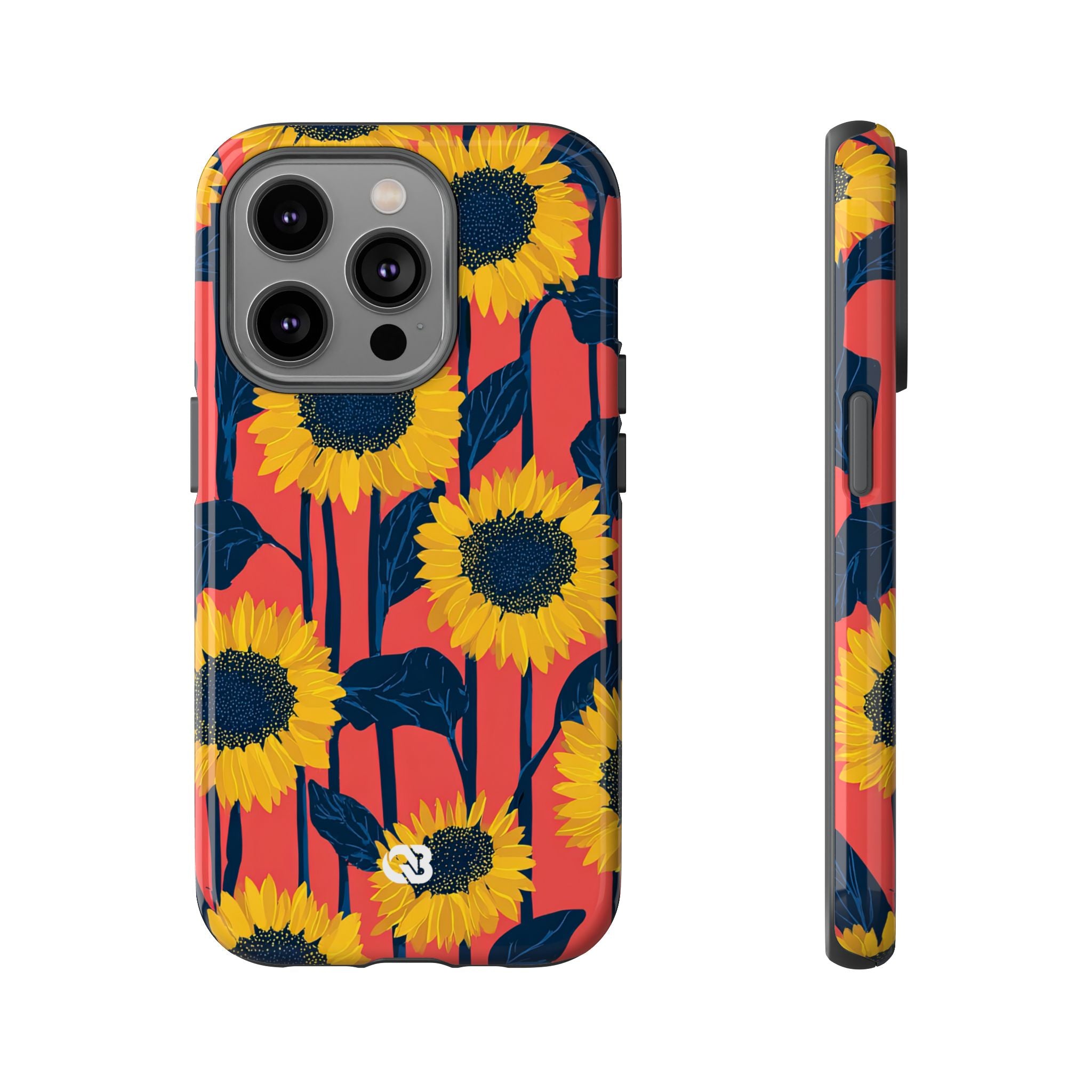 Solar Navy Bloom · Tough Phone Case for iPhone