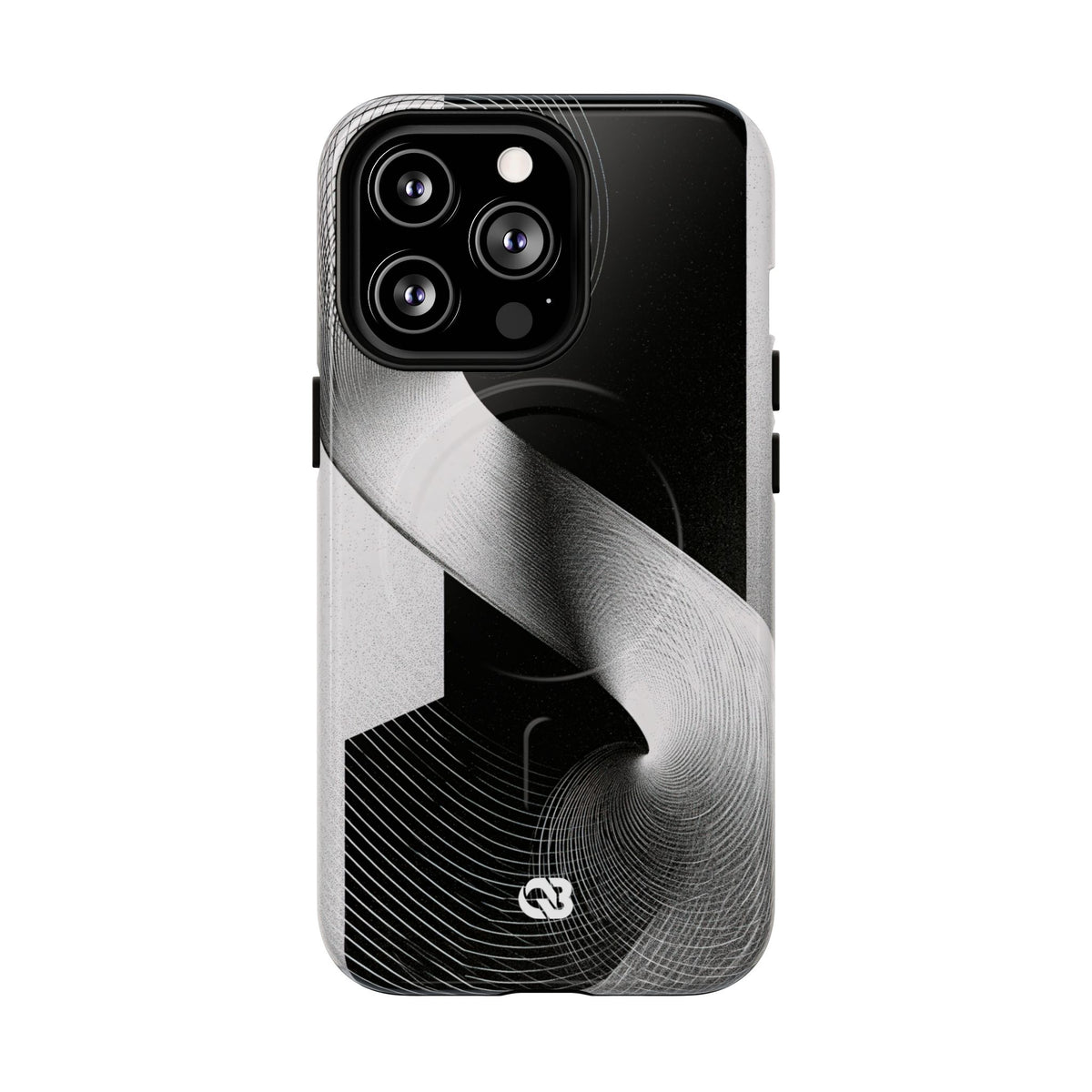 Orbital Helix · Tough 2.0 Magnetic Phone Case for iPhone · Black