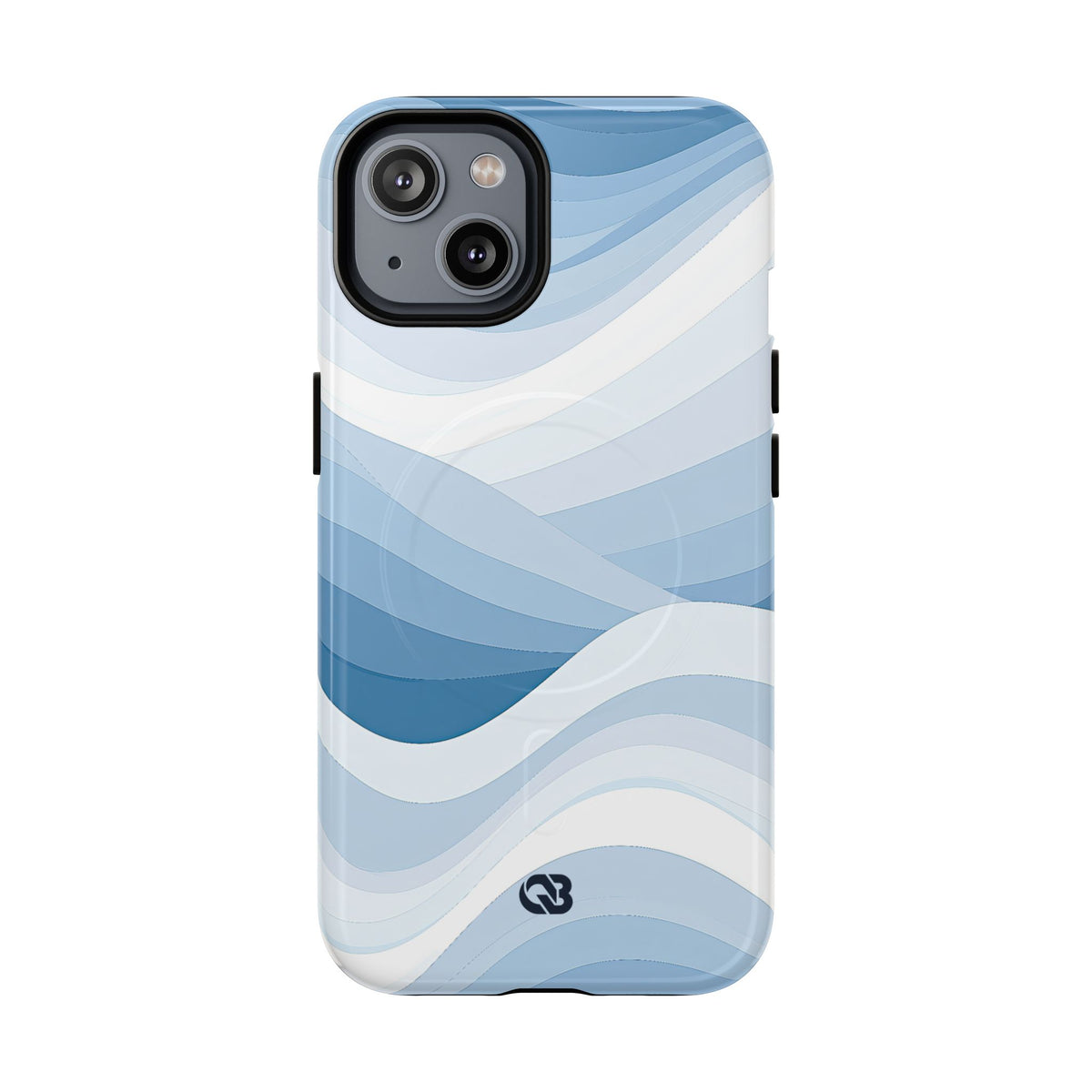 Blue Tough 2.0 Magsafe Phone Case for iPhone - Glacial Indigo Flow