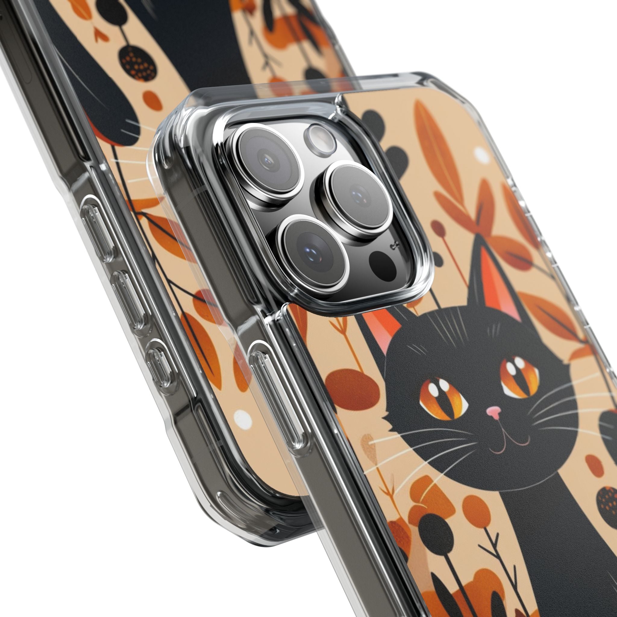 Musta Kissa Hehku iPhone 16 Pro Max - Impact suojakotelo