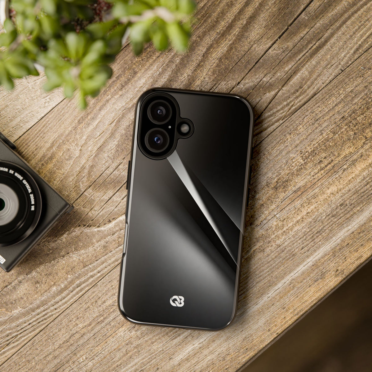 Obsidian Ridge · Tough Phone Case for iPhone · Black