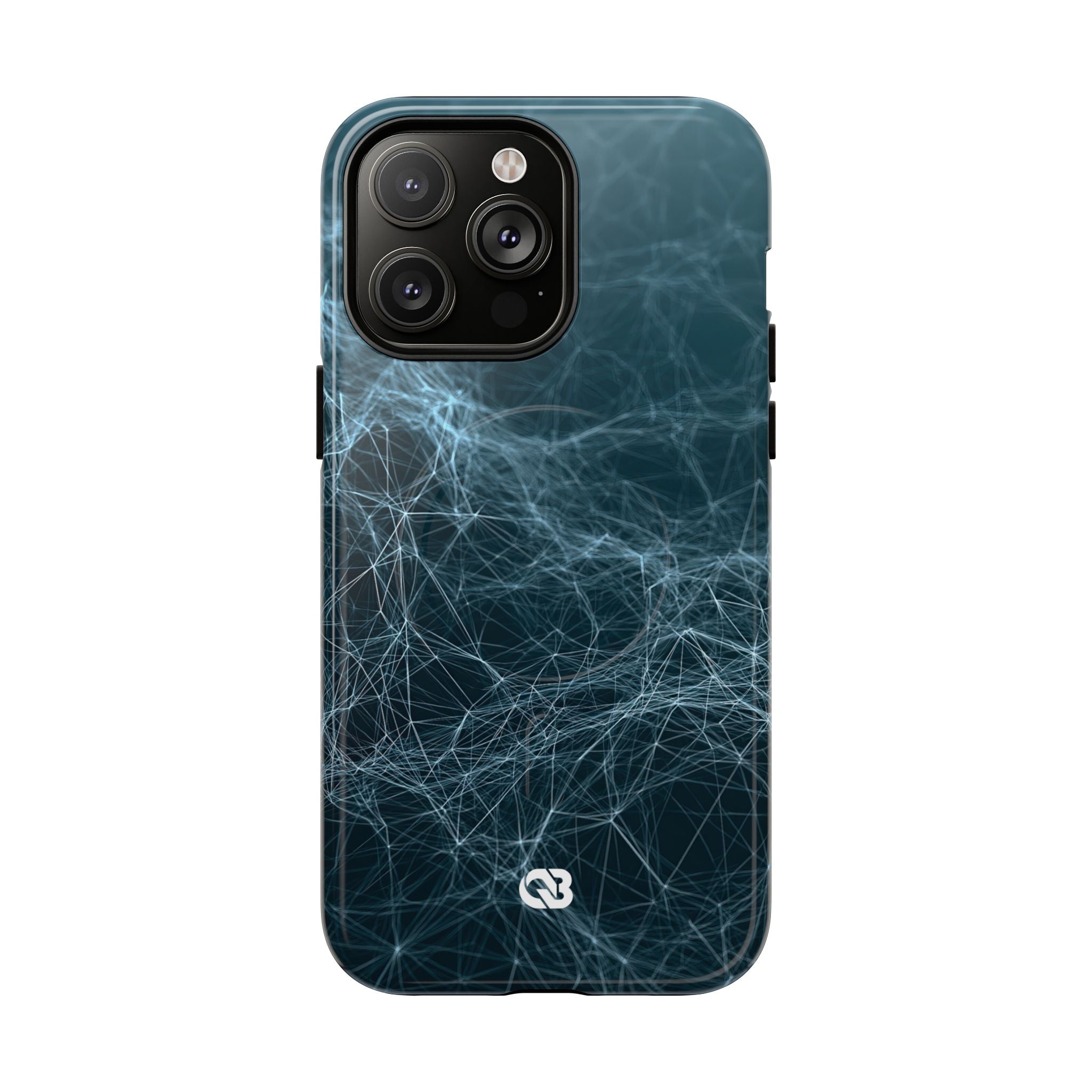 Teal Tough 2.0 Magsafe Phone Case for iPhone - Arctic Neural Mesh