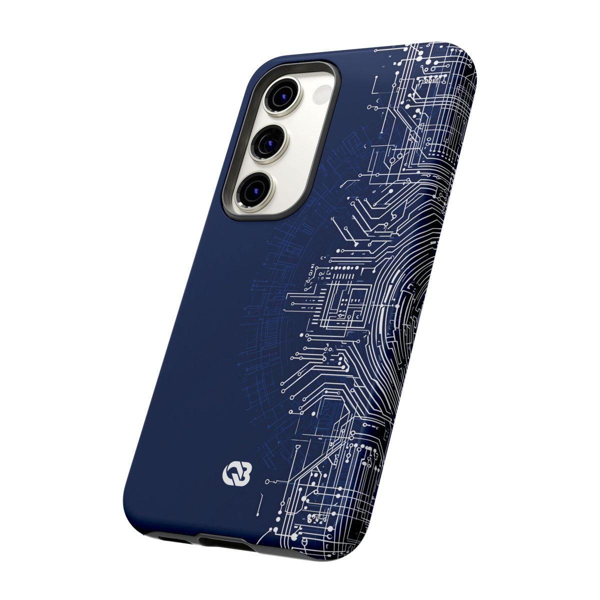 Blue Tough Phone Case for Samsung - Cobalt Circuit Logic