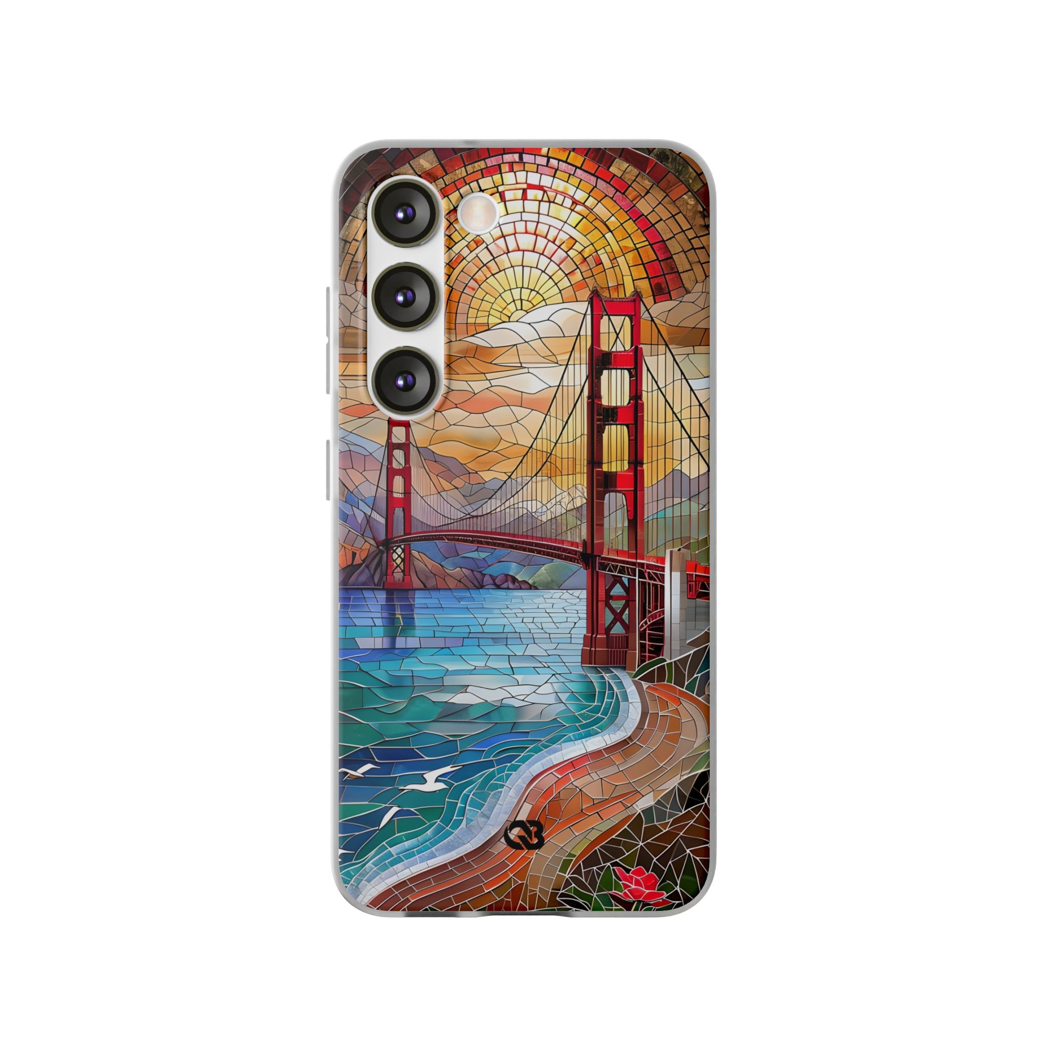 Crimson Arch Coast · Soft Custodia per Samsung