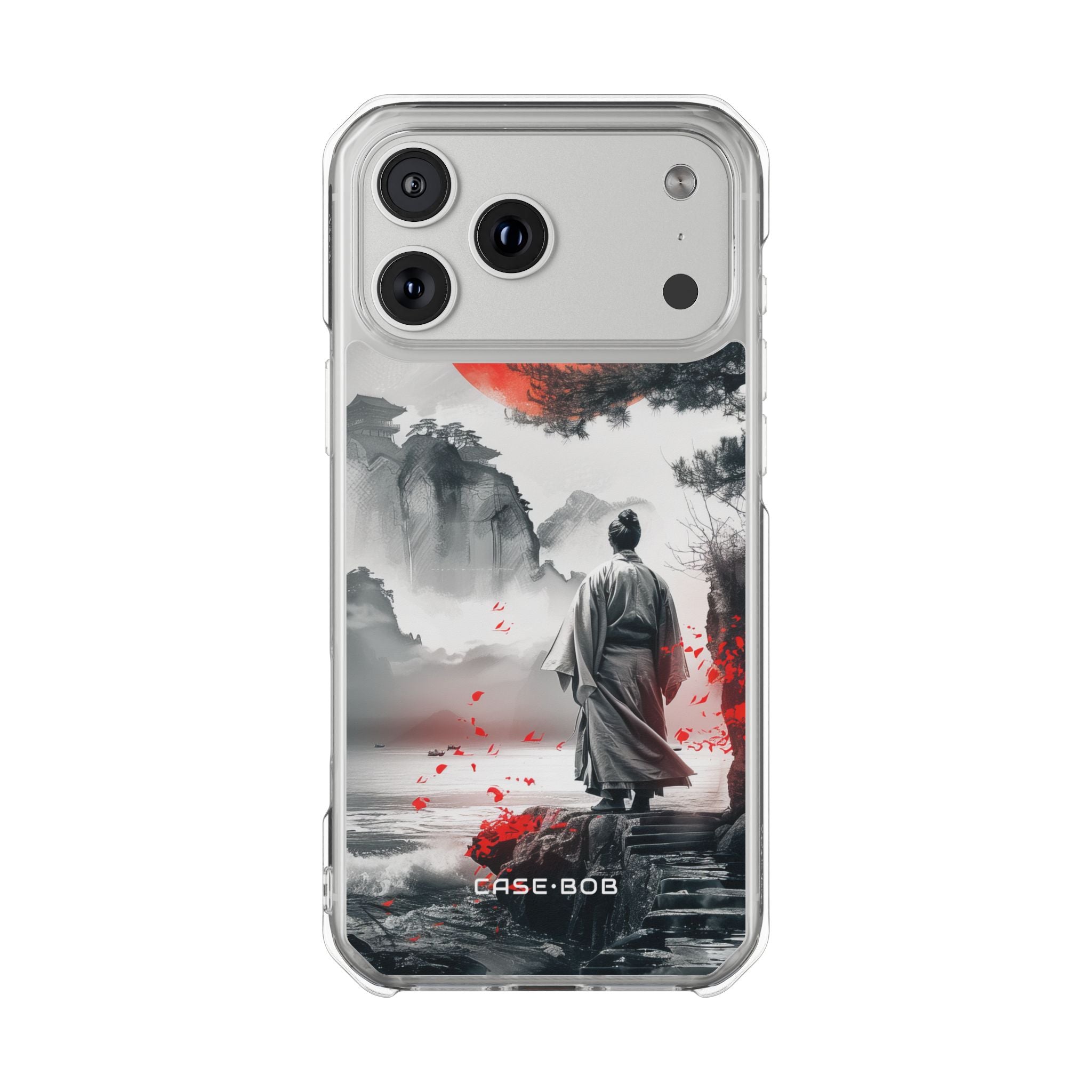 Red Sun Samurai iPhone 17 Pro Max Case - Impact