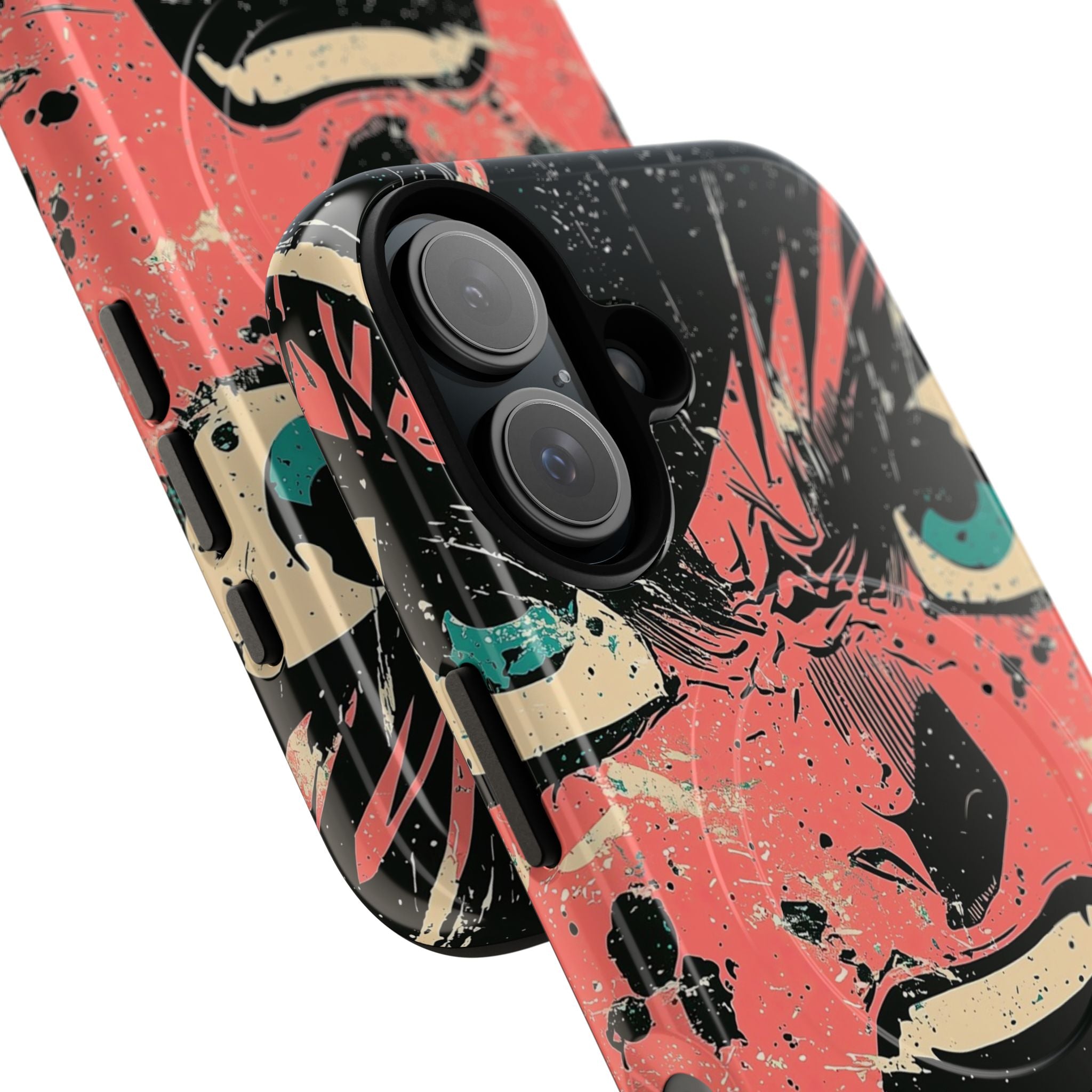 Schreiendes Gesicht Pink iPhone 16 Case - Tough+