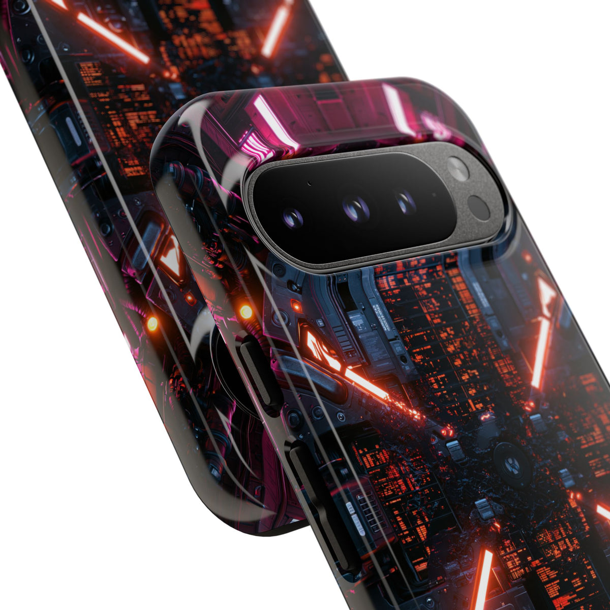 Cybernetic Reactor Core · Tough Phone Case for Pixel · Black