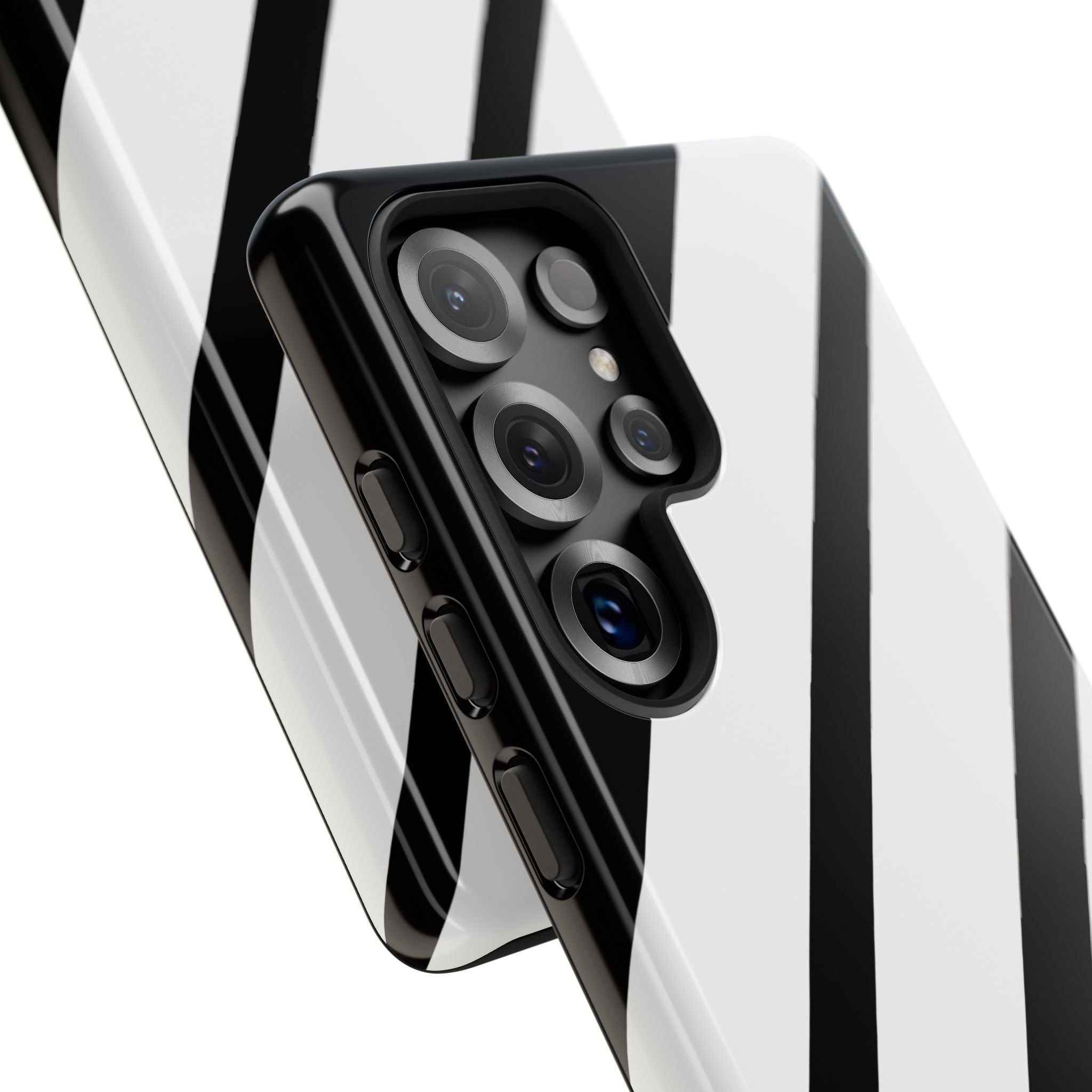 Diagonal Bands Noir Samsung S25 Ultra Case - Tough