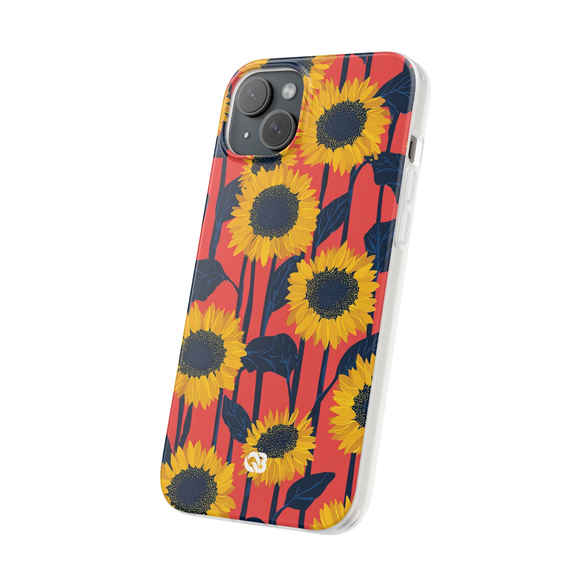 Solar Navy Bloom · Soft Handyhülle für iPhone