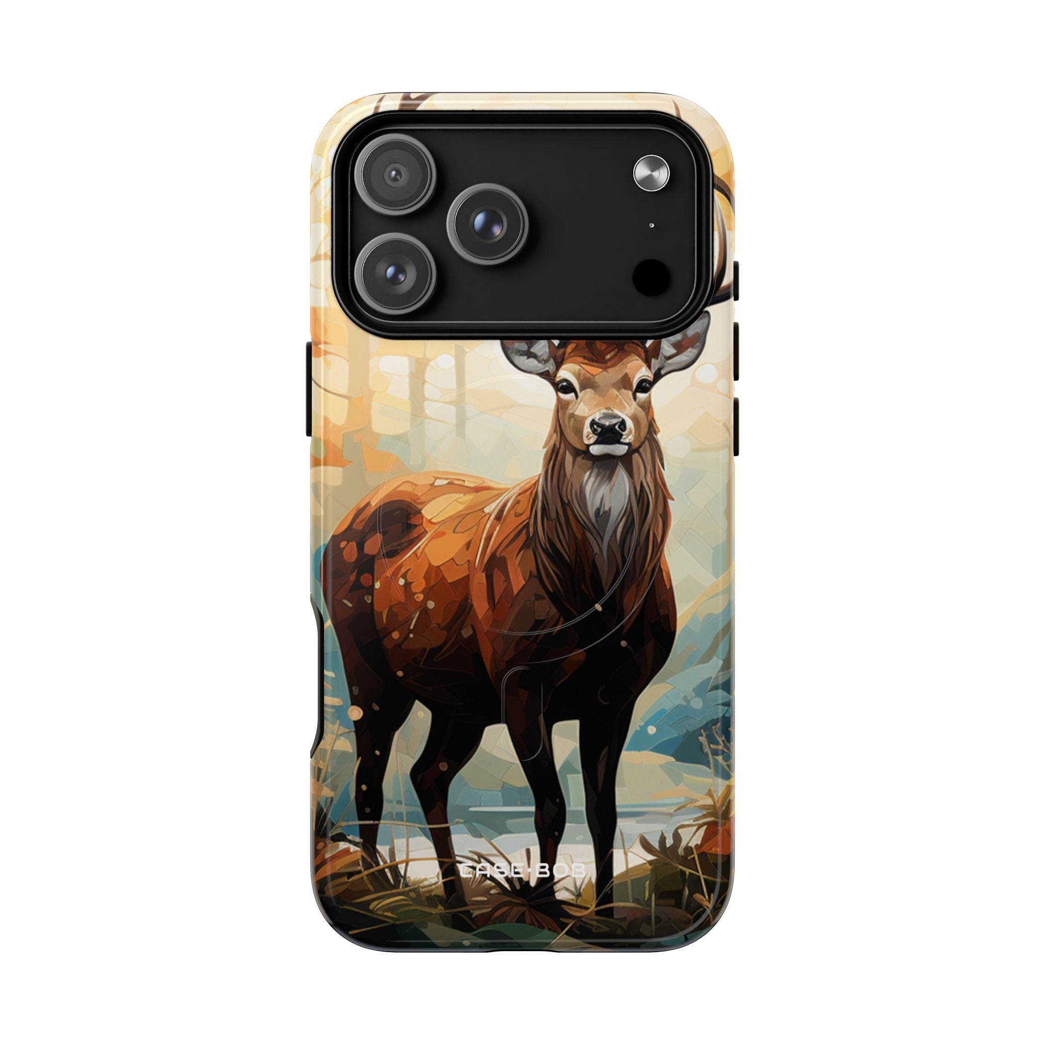 Glowing Stag iPhone 17 Pro Max Case - Tough+ - CASE•BOB