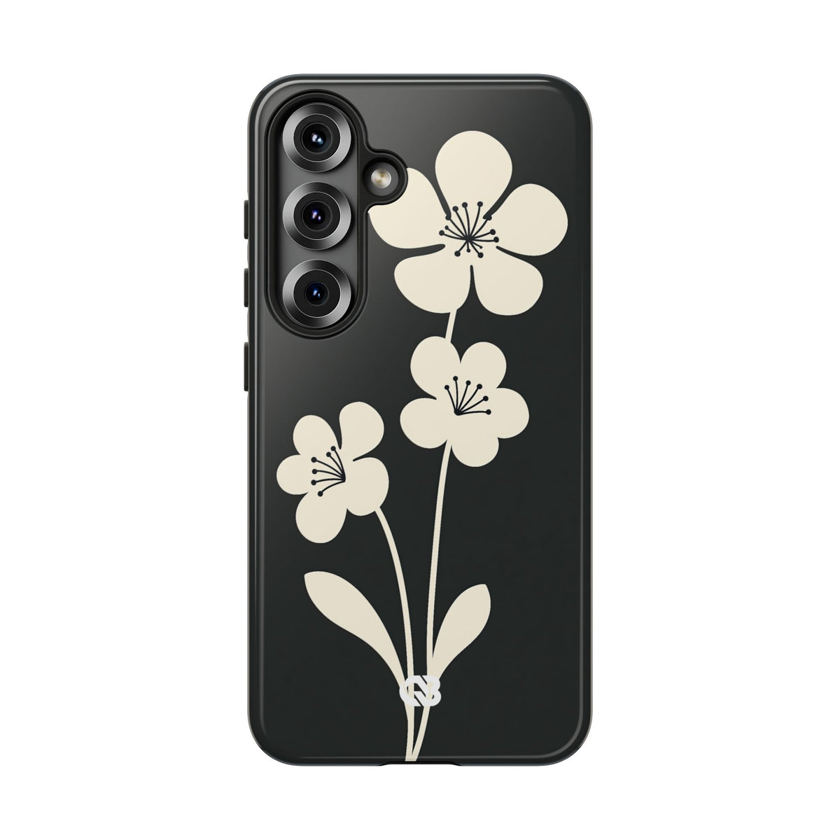 Nordic Blossom · Tough Phone Case for Samsung · Black