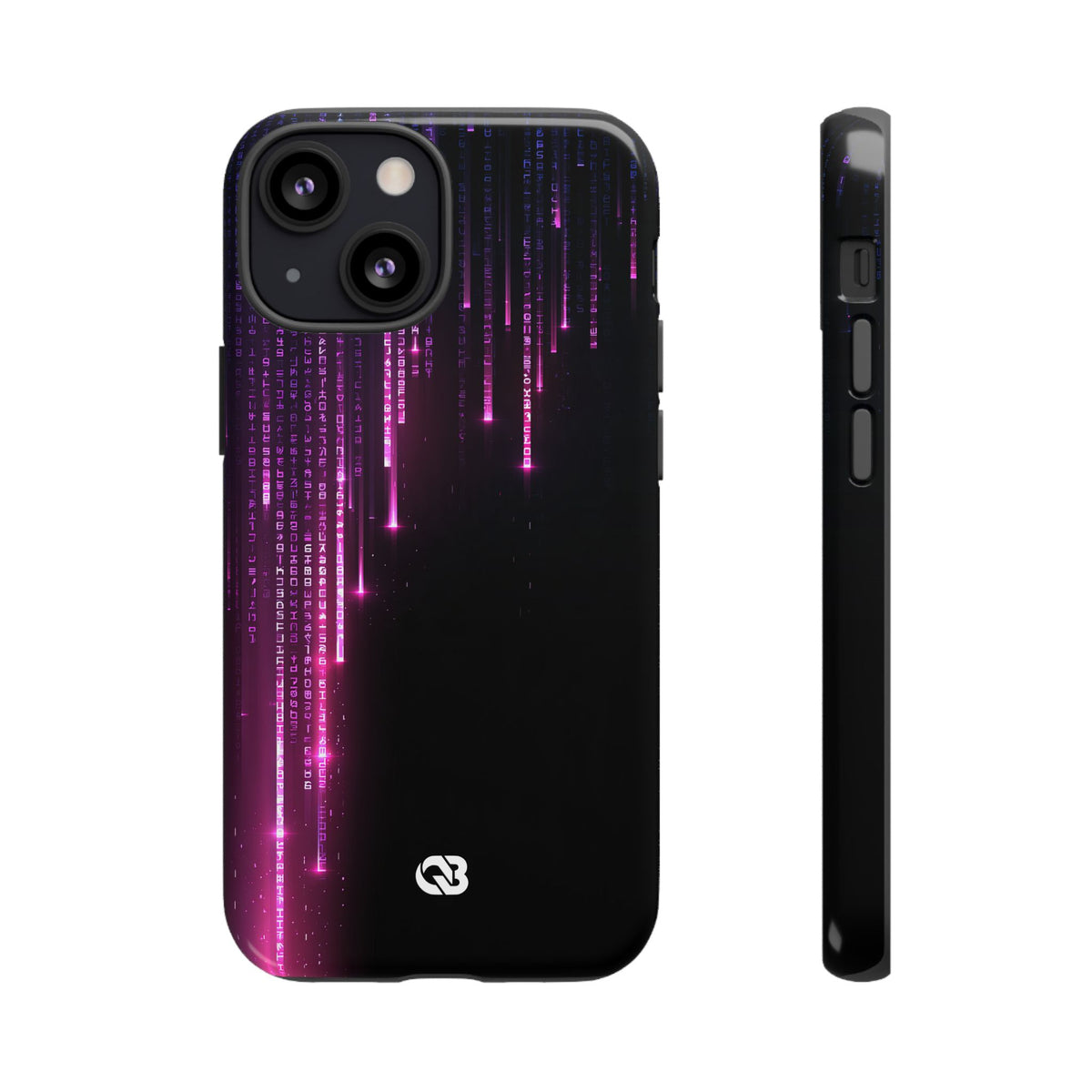 Binary Cascade · Tough Phone Case for iPhone · Black
