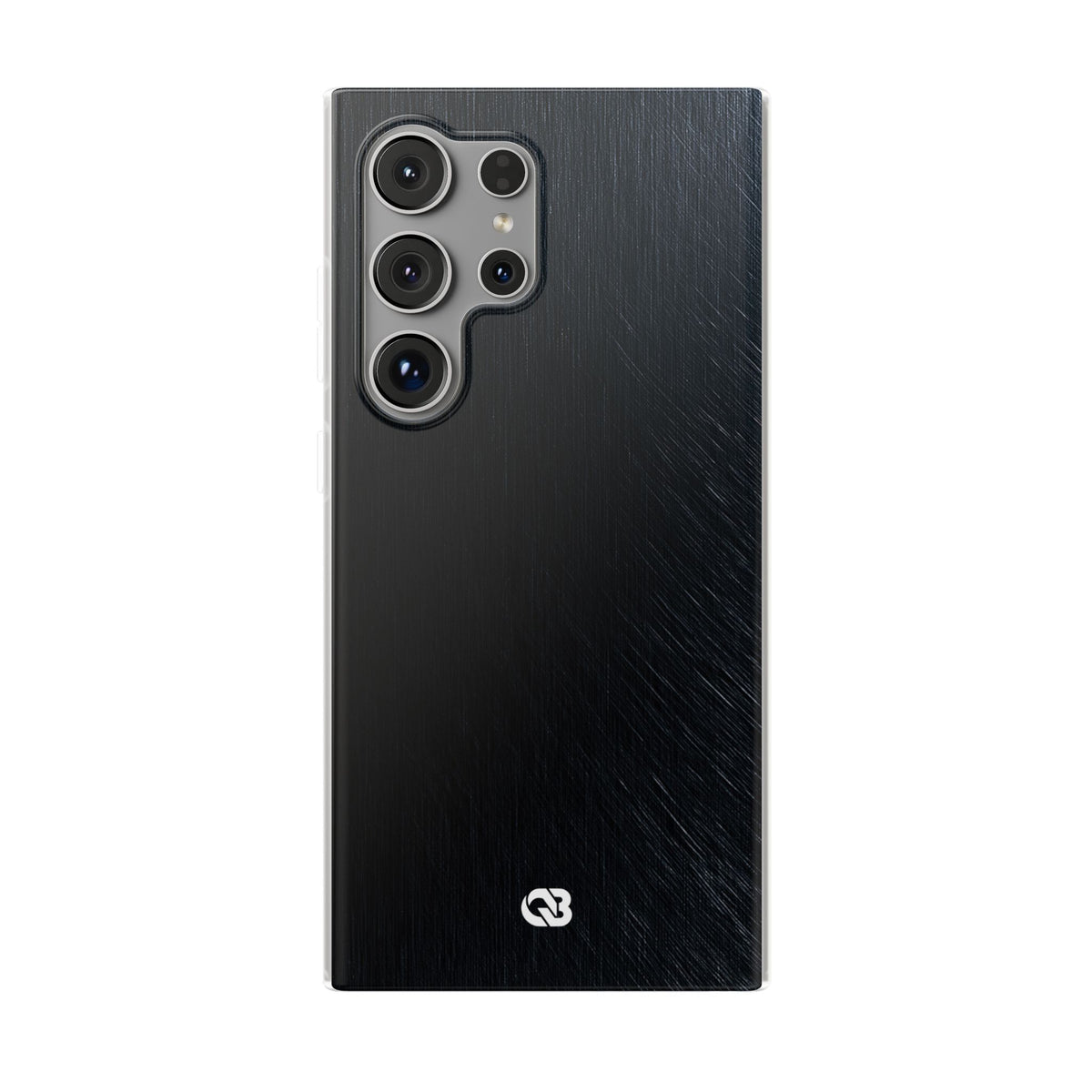 Brushed Obsidian Steel · Lite Phone Case for Samsung · Black