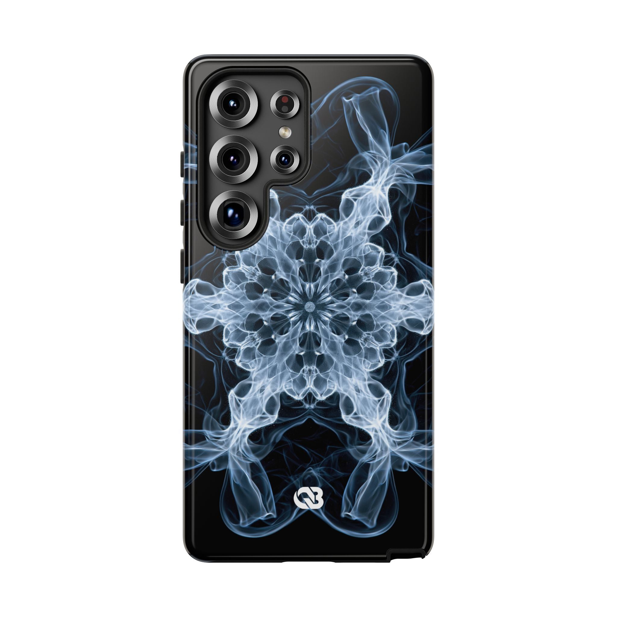 Blue Tough Phone Case for Samsung - Glacial Smoke Crown