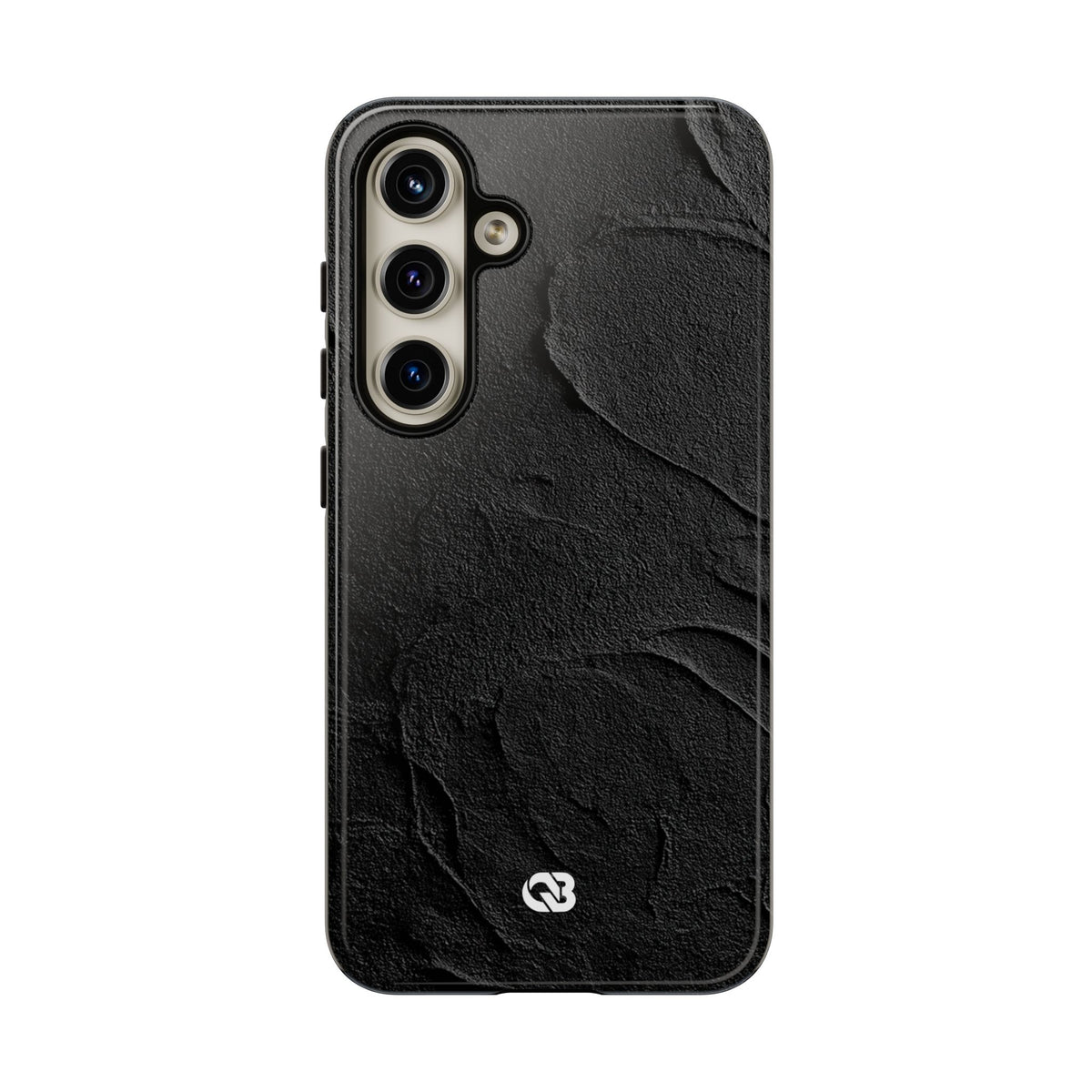 Obsidian Stucco Relief · Tough Phone Case for Samsung · Black