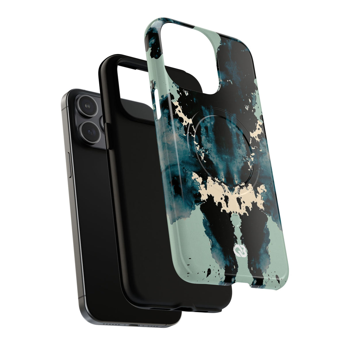 Rorschach Ink Void · Tough 2.0 Magnetic Phone Case for iPhone · Black