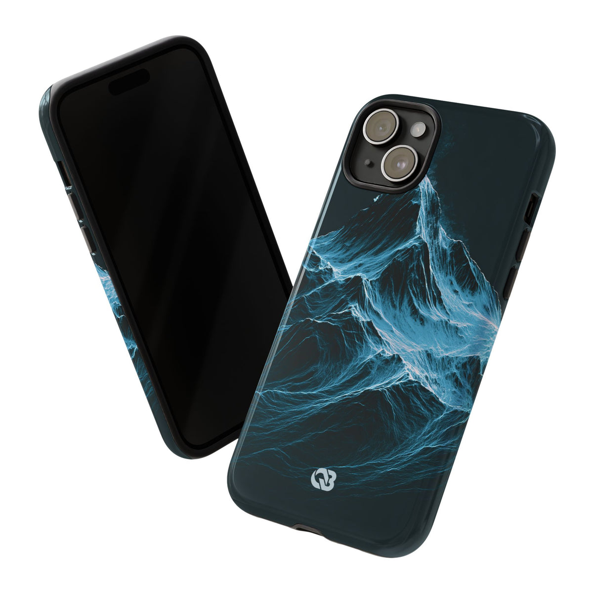 Nordic Frost Peak · Tough Phone Case for iPhone · Blue
