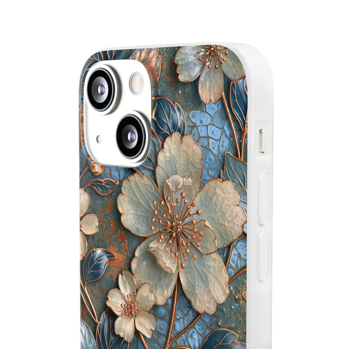 Gilded Blossom Reverie · Lite Phone Case for iPhone · Teal