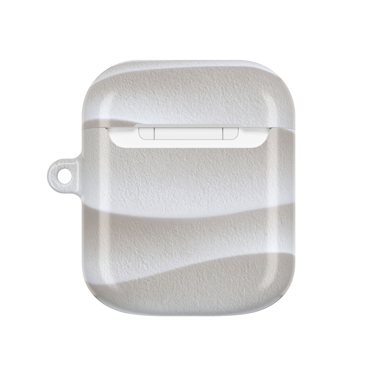 Sculpted Dune Relief · Hard Case for AirPods & AirPods Pro · White