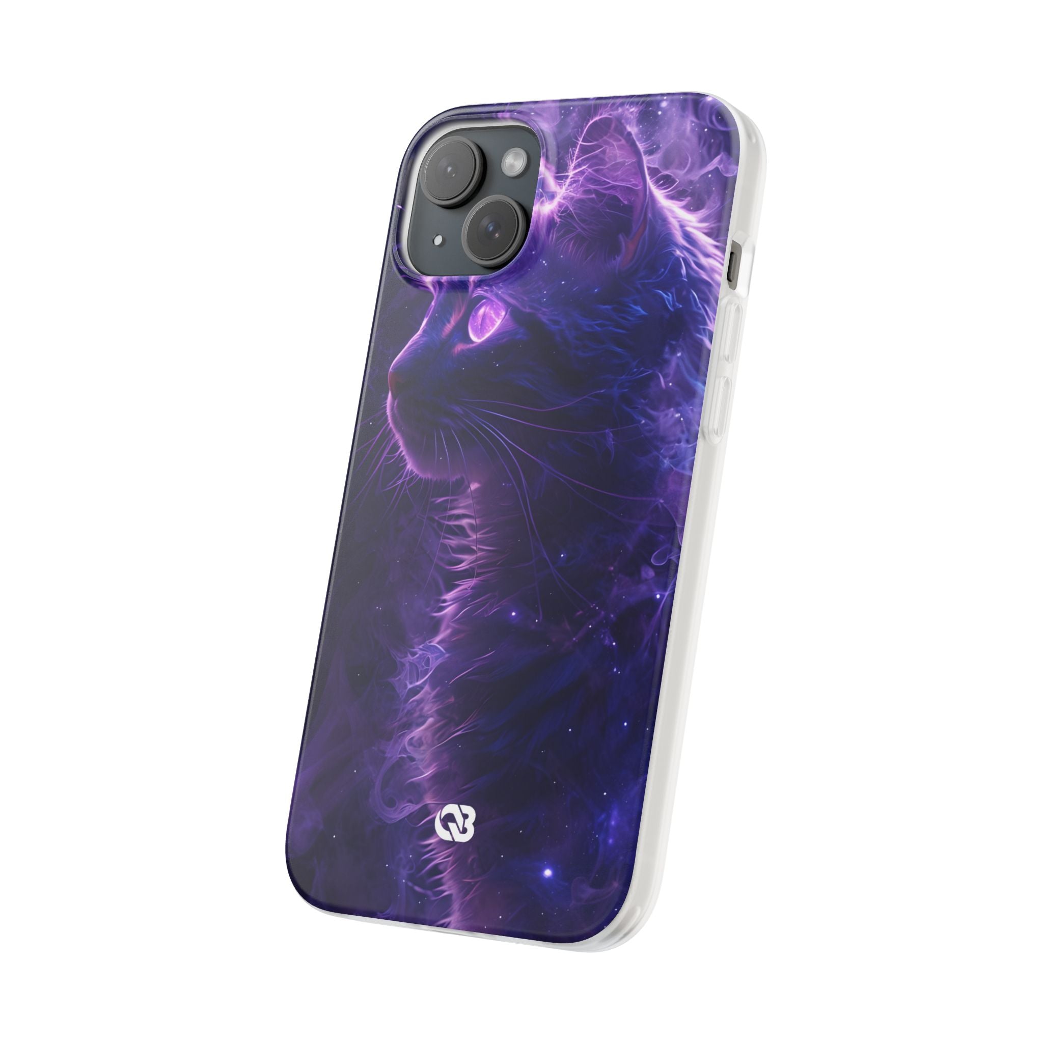Purple Void Feline · Soft Custodia per iPhone