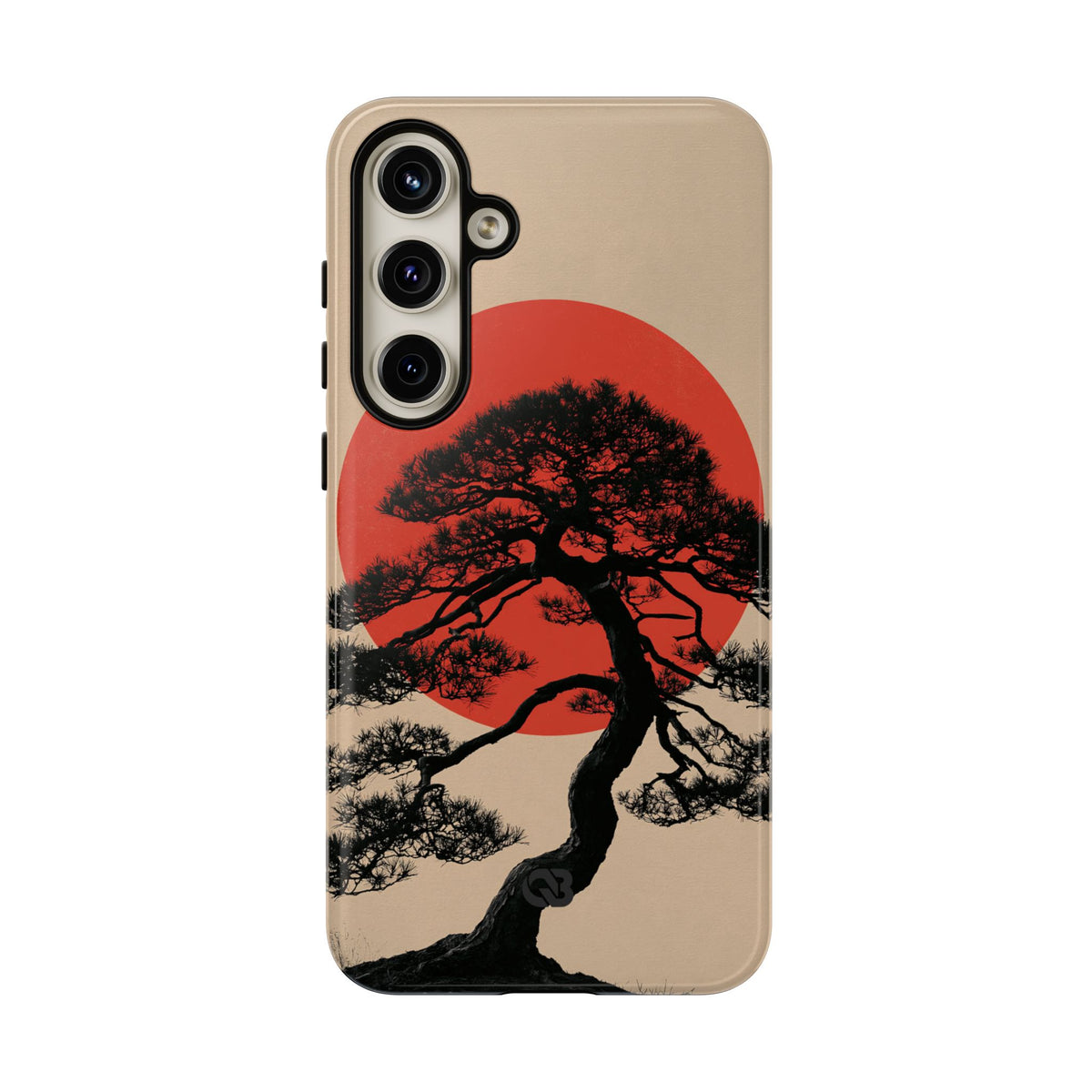 Crimson Pine Solitude · Tough Phone Case for Samsung · Beige