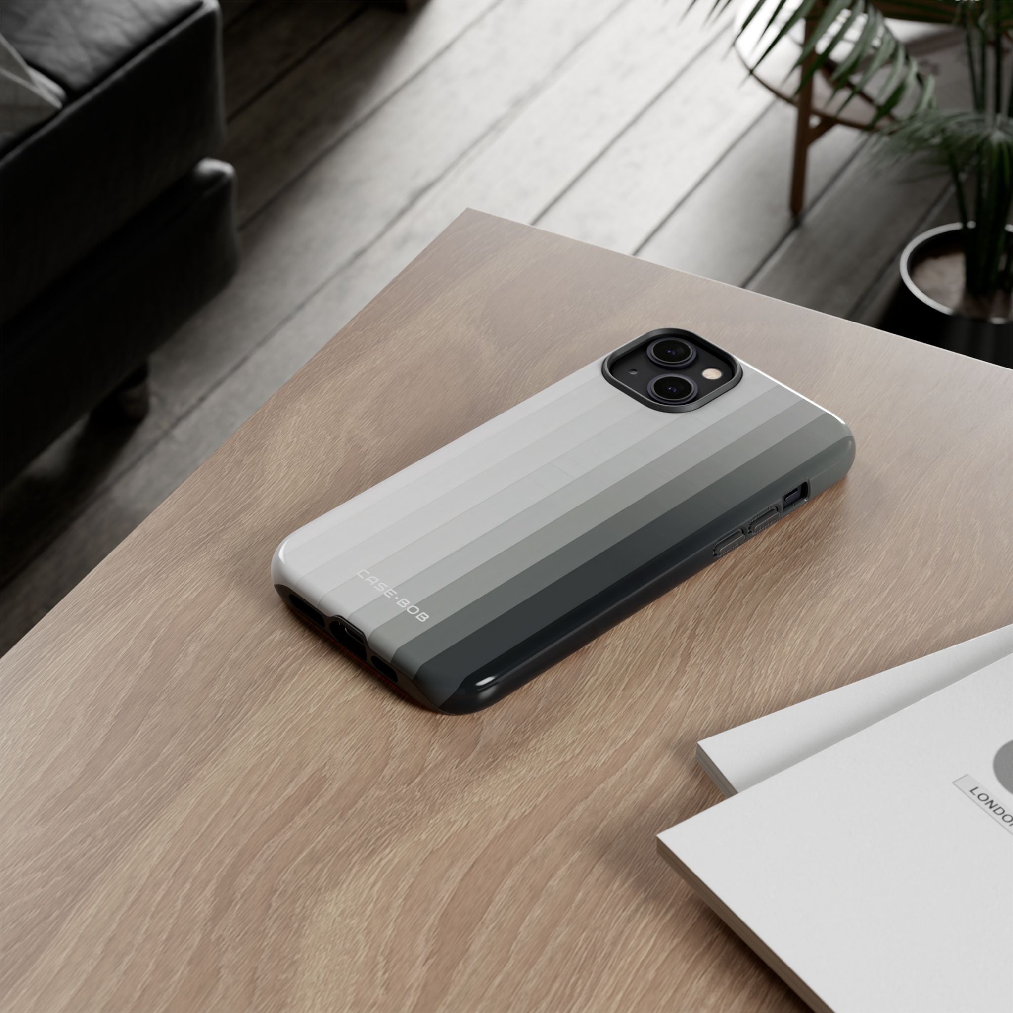 Gradient Bands iPhone 14 Plus Case - Tough