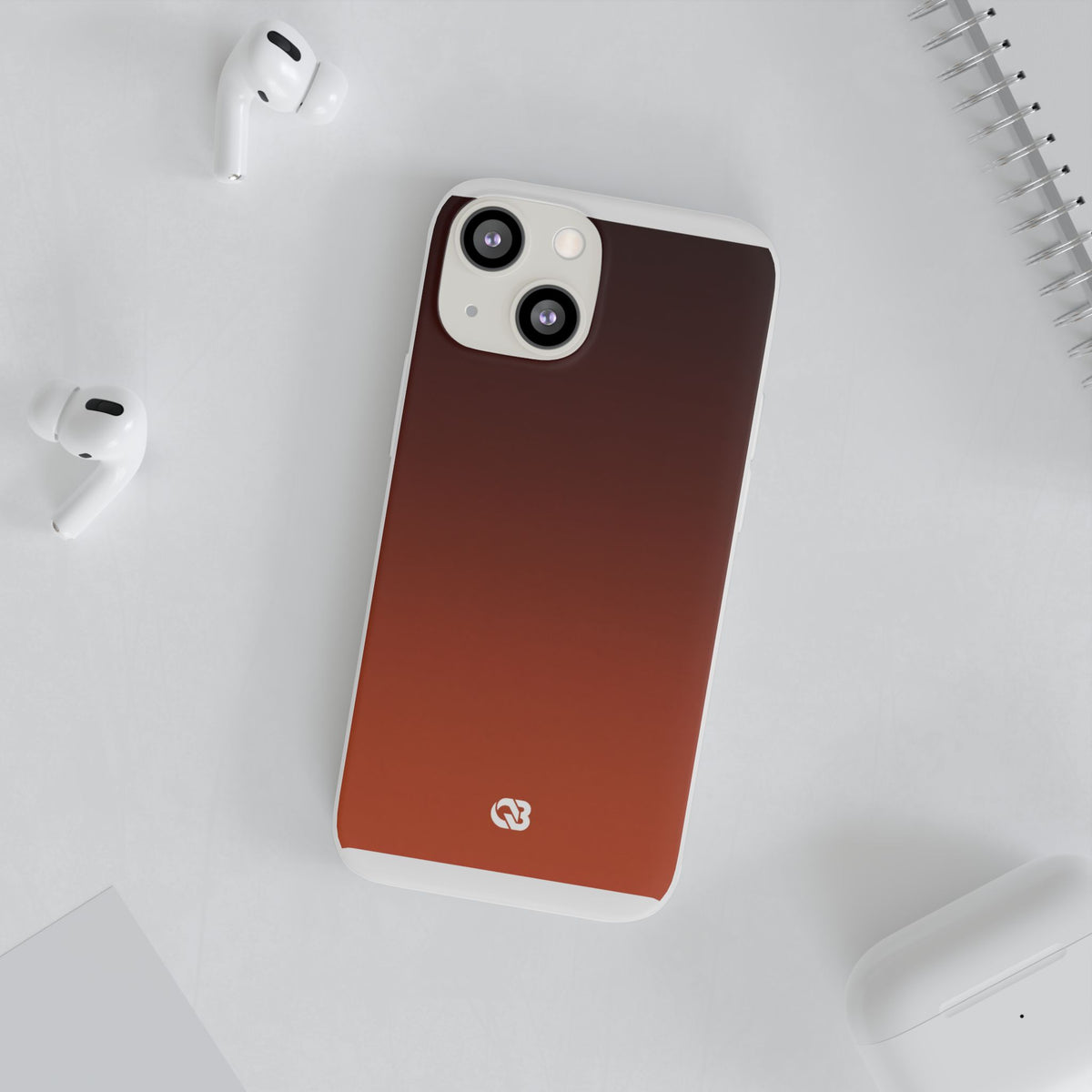 Burnt Amber Spectrum · Lite Phone Case for iPhone · Orange