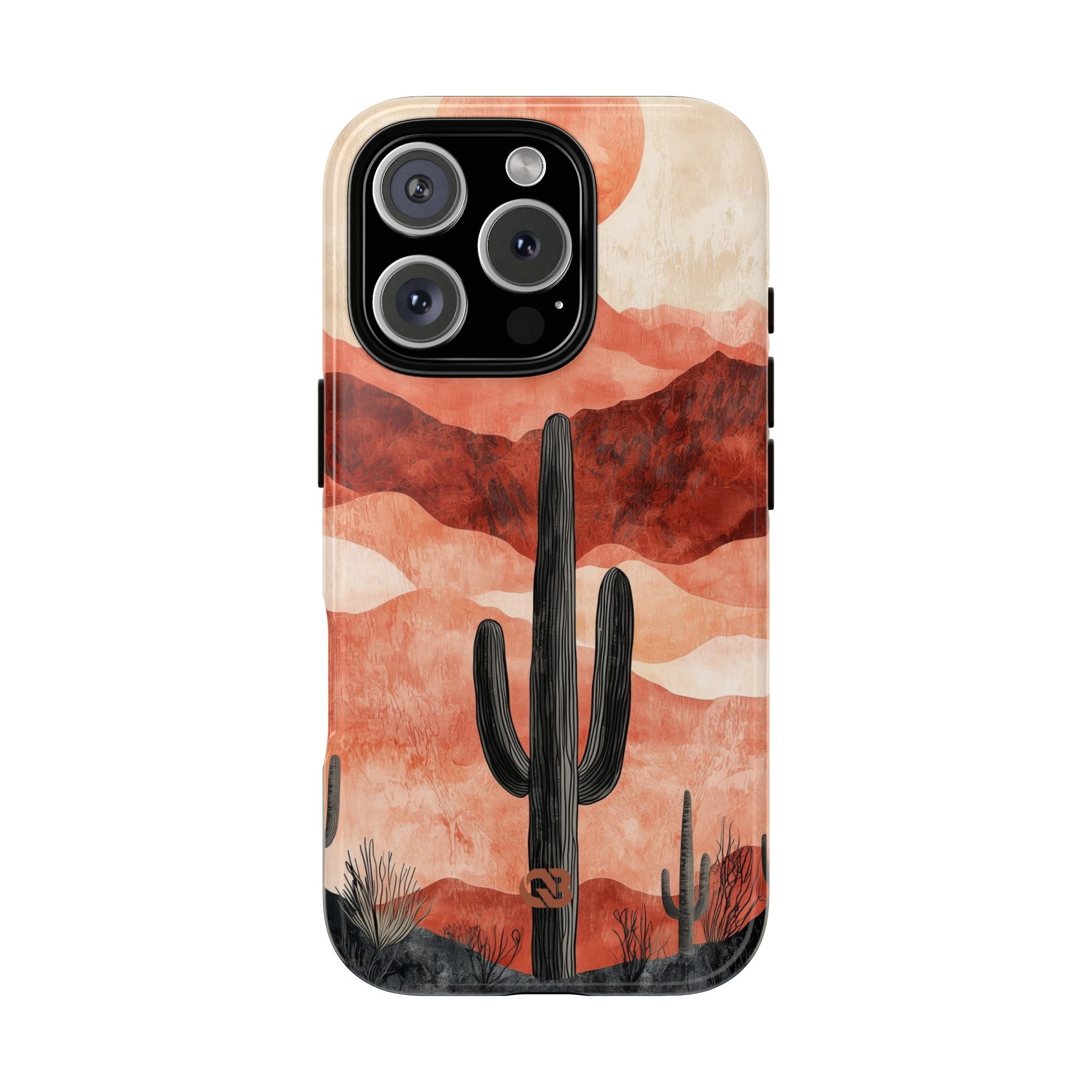 Terracotta Desert Sun · Tough Phone Case for iPhone