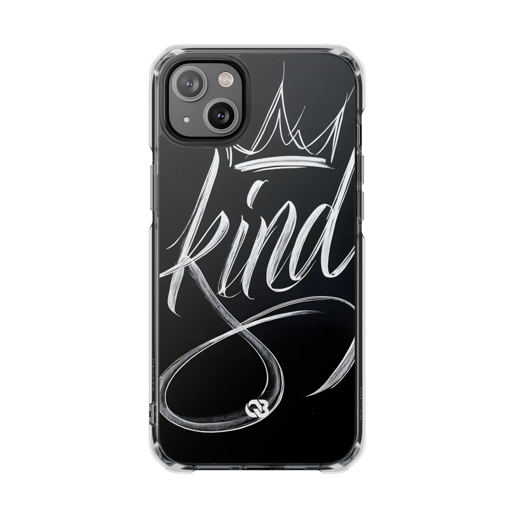 Noir Crown Script · Impact Phone Case for iPhone · Magsafe