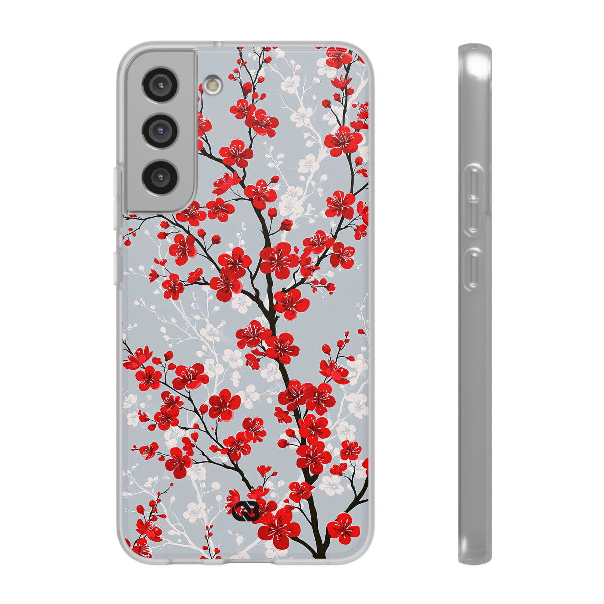 Grey Lite Phone Case for Samsung - Crimson Sakura Slate