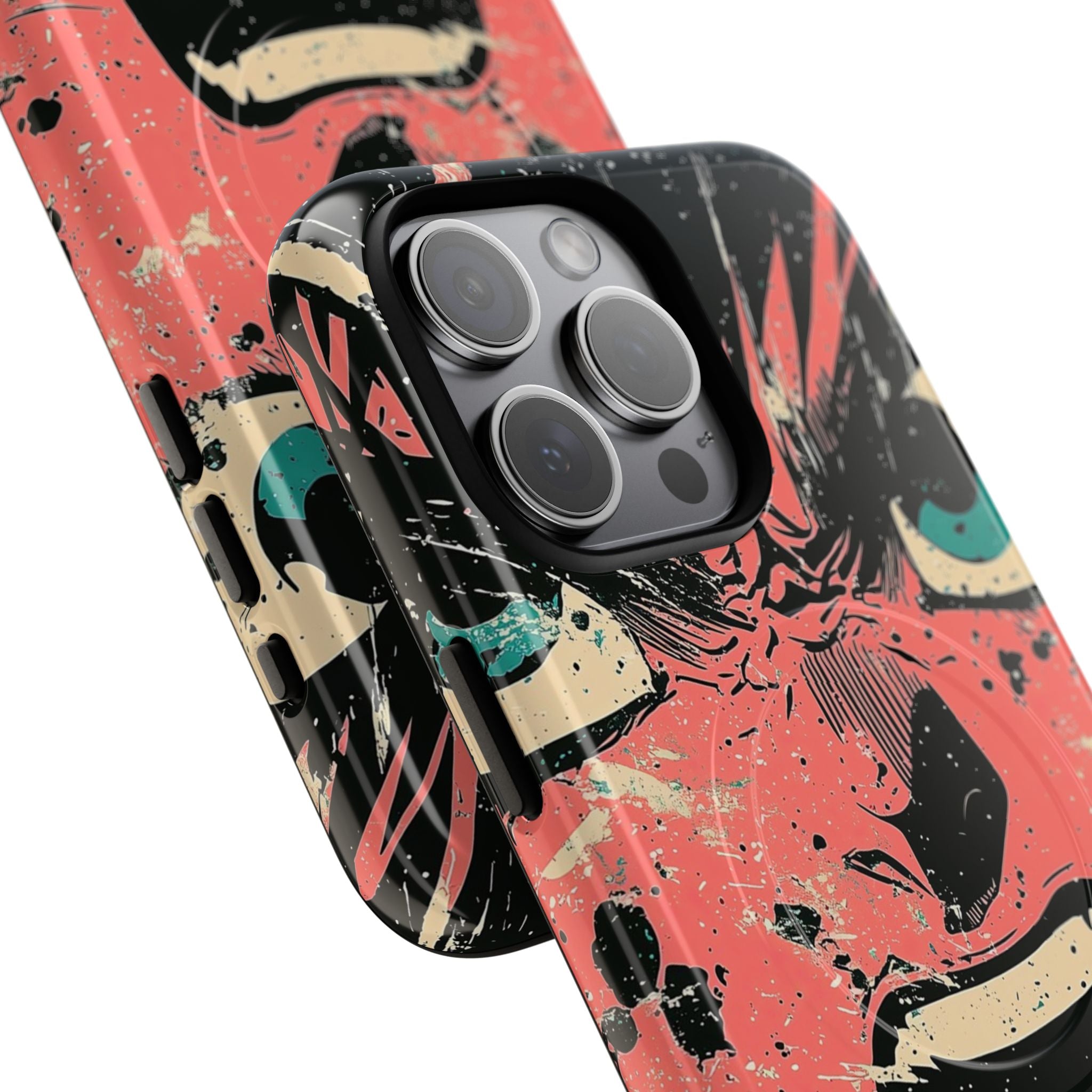 Screaming Face Pink iPhone 15 Pro Max Case - Tough+