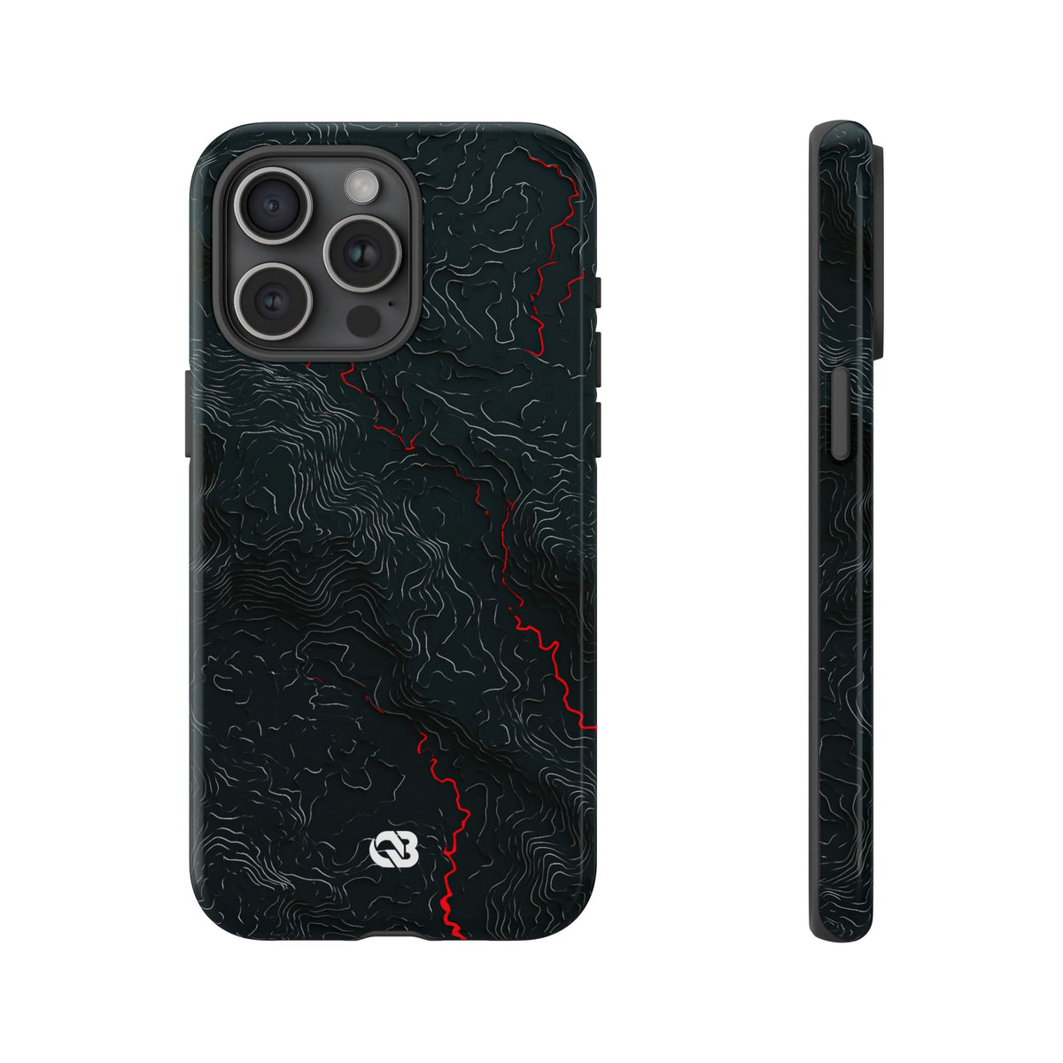 Crimson Rift · Tough Phone Case for iPhone · Black