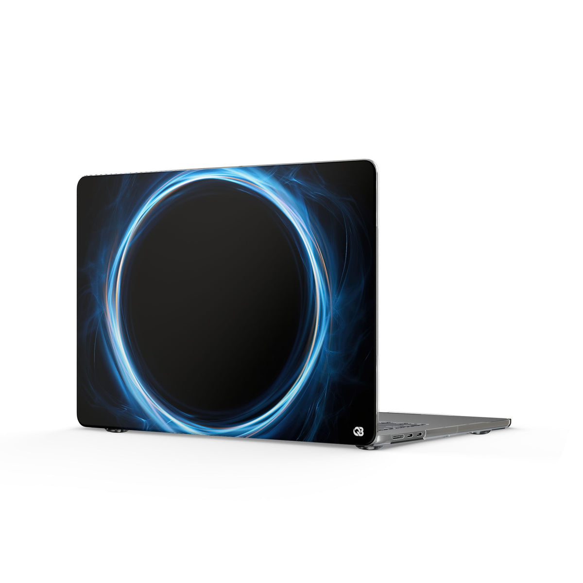 Luminous Corona · Clear Hard Case for MacBook · Blue