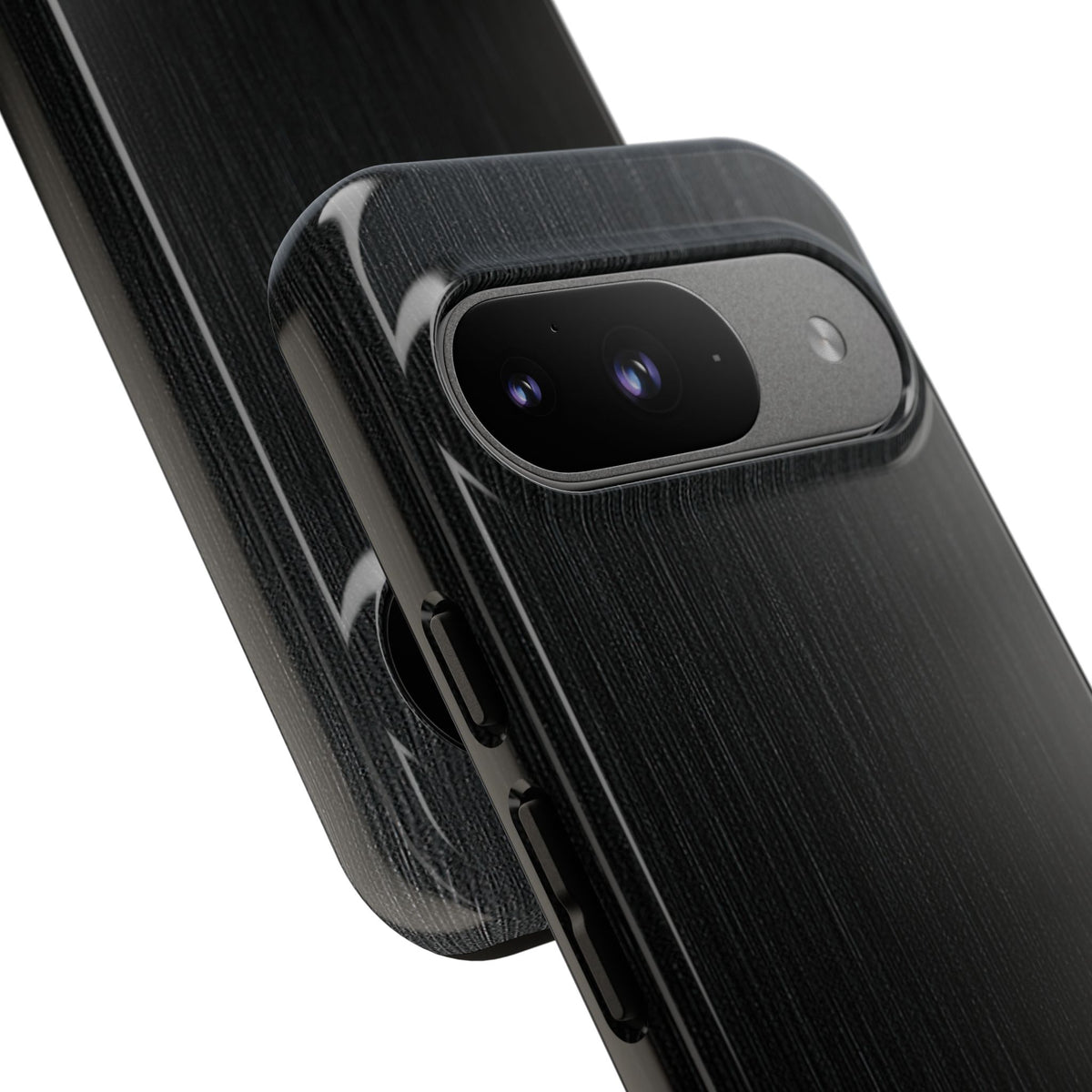 Obsidian Brushed Steel · Tough Phone Case for Pixel · Black