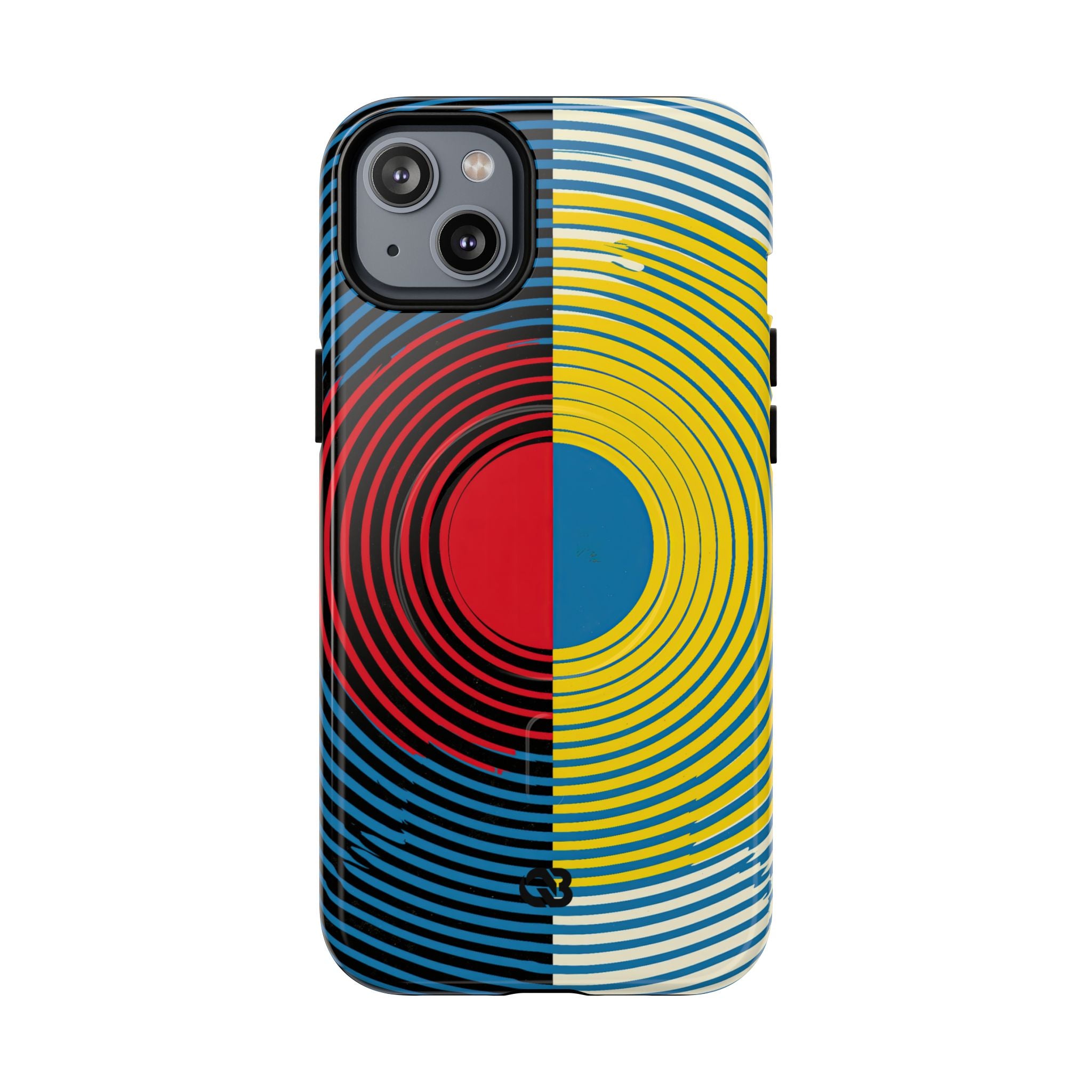 Blue Tough 2.0 Magsafe Phone Case for iPhone - Primary Circuit Orbit