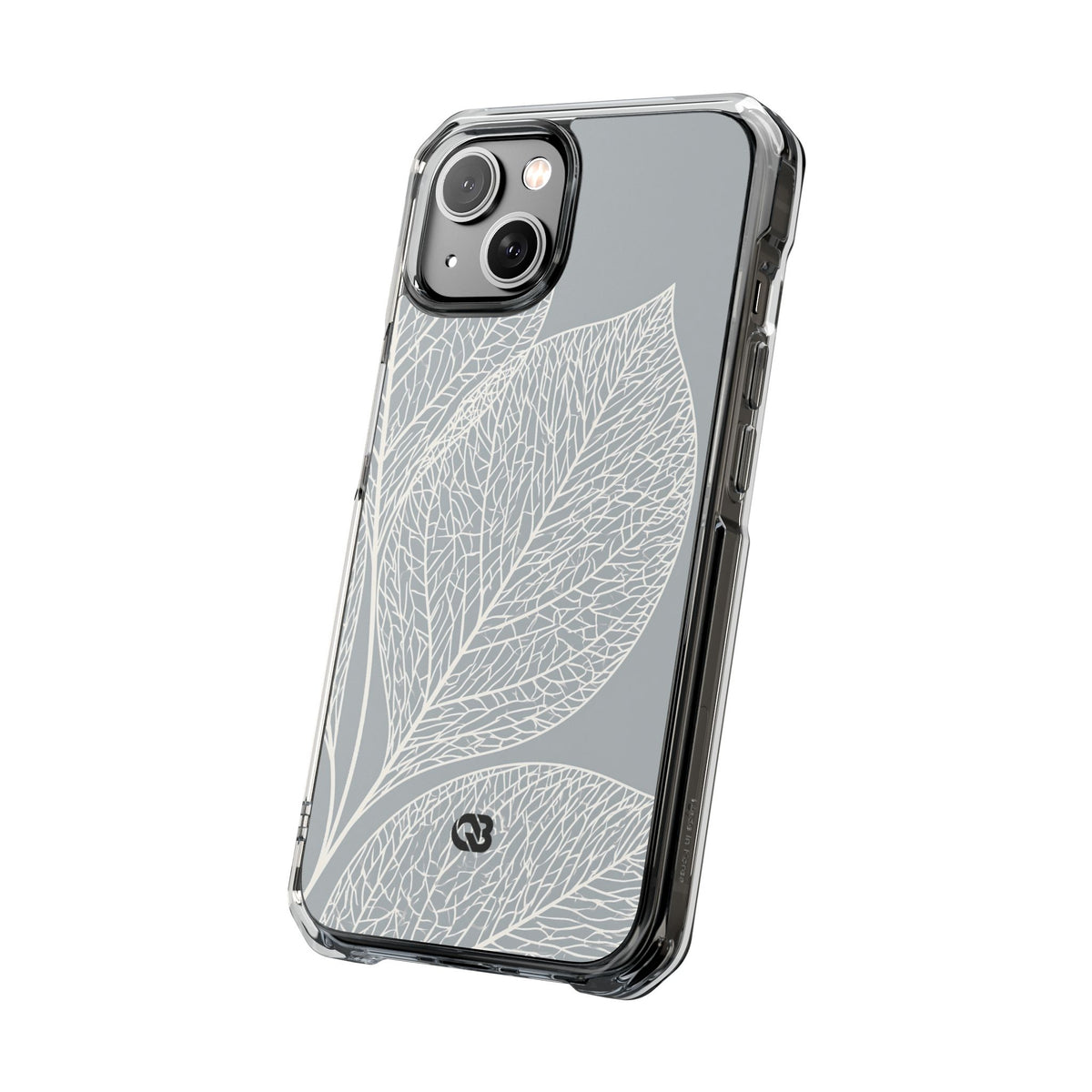 Grey Impact MagSafe Phone Case for iPhone - Frosted Ash Veins