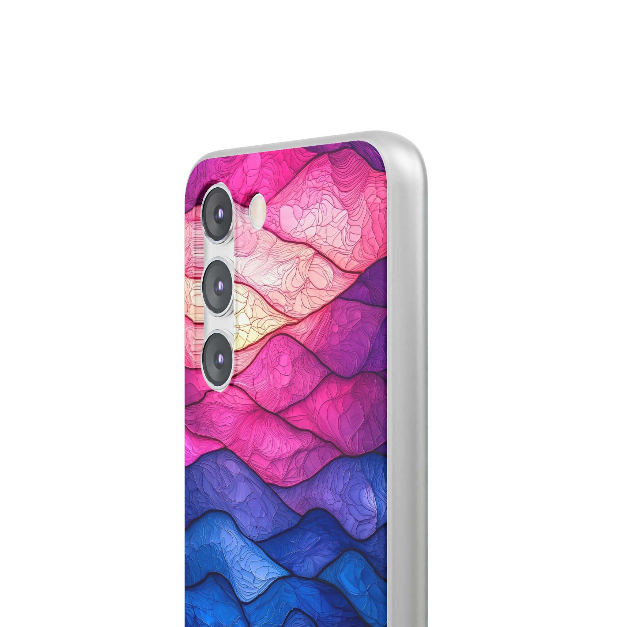 Electric Ridge Flow · Soft Phone Case for Samsung