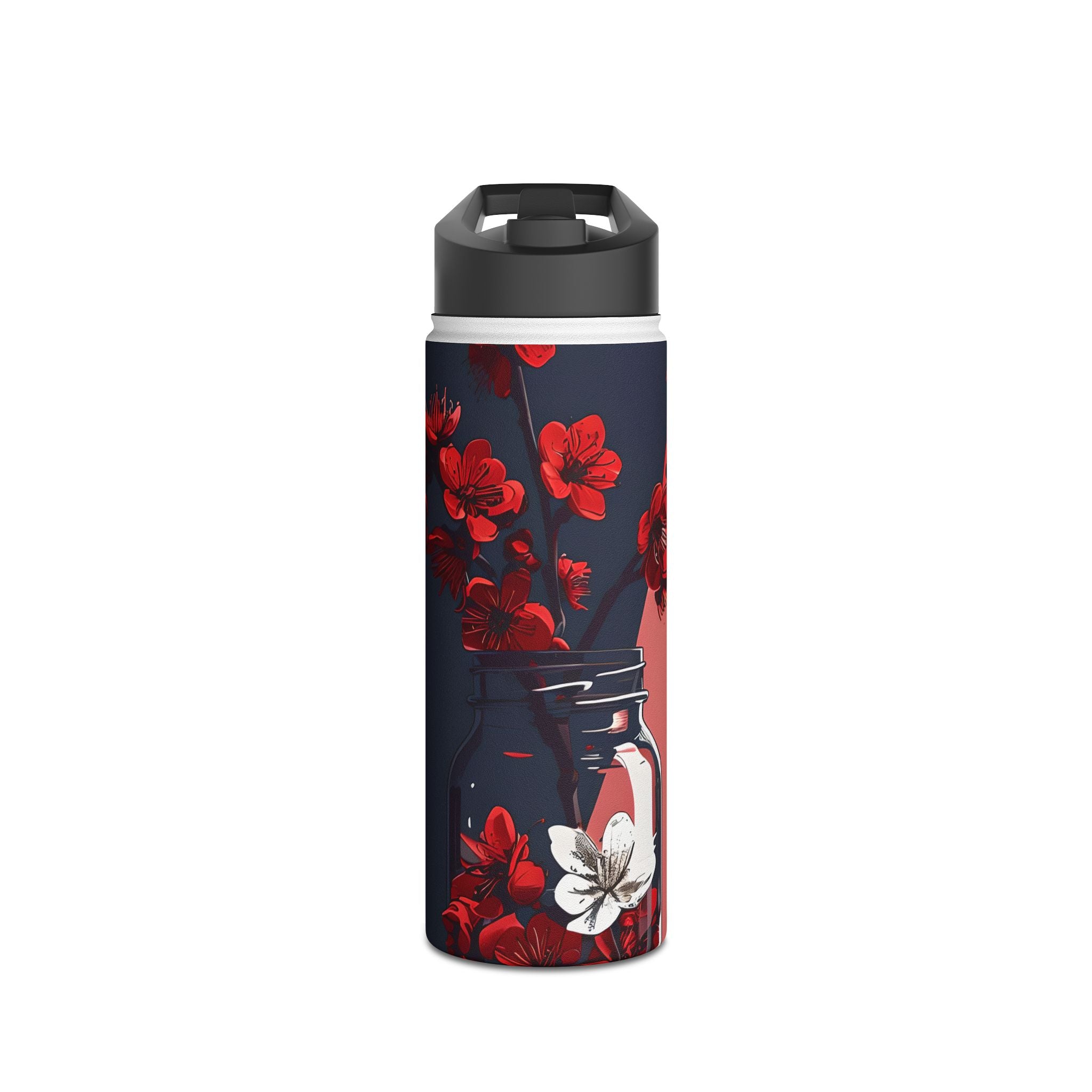 Cherry Blossom Jar - Stainless Steel Water Bottle