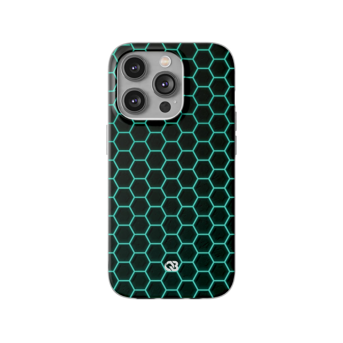 Neon Hex Spectrum · Lite Phone Case for iPhone · Teal